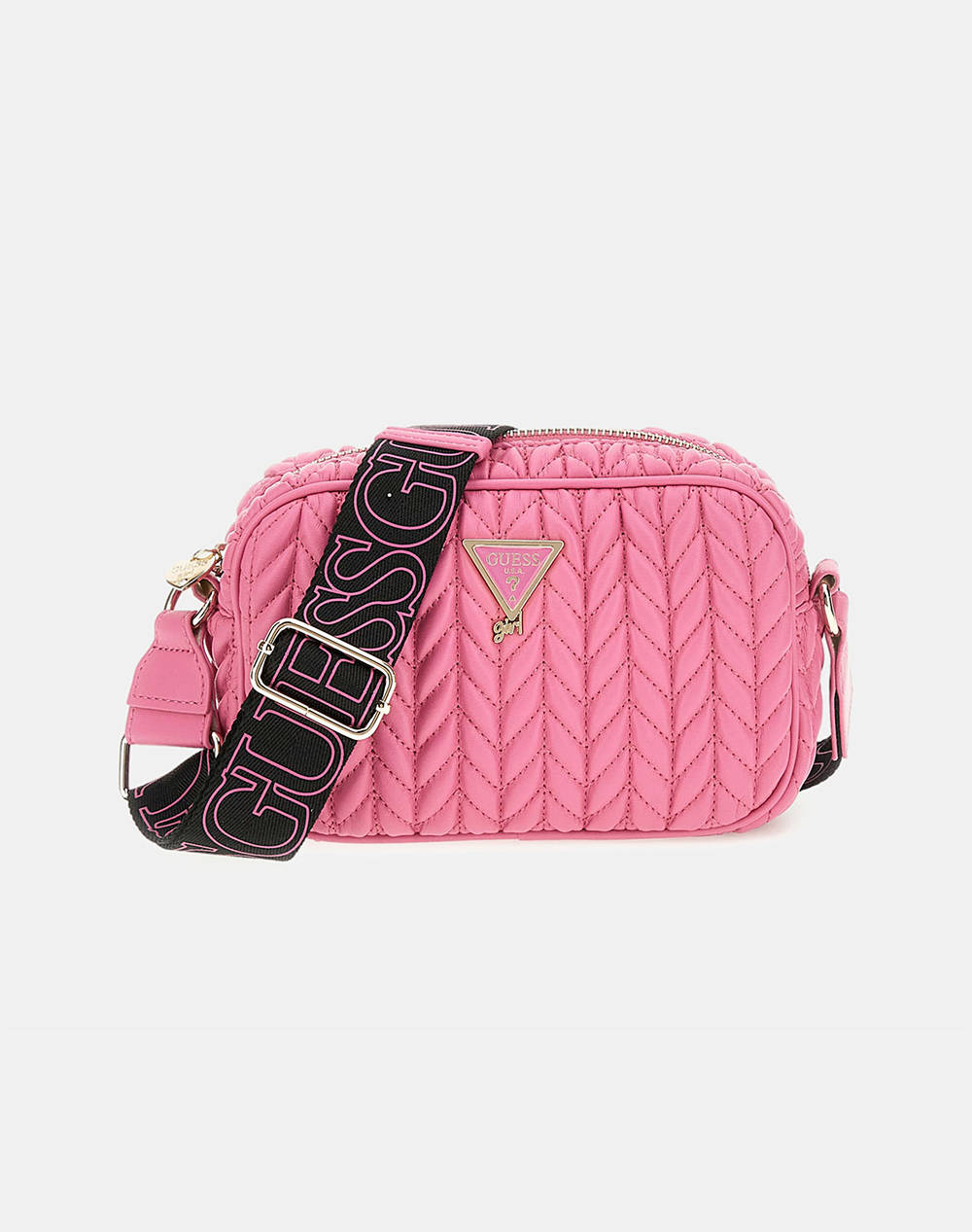 Guess Quilted Camera Bag Myanmar Kids Girl Kids Accessories Bags & Backpacks Pink Imitation Leather J5Yz08Wheg0 G5Q2 Female Bags & Backpacks