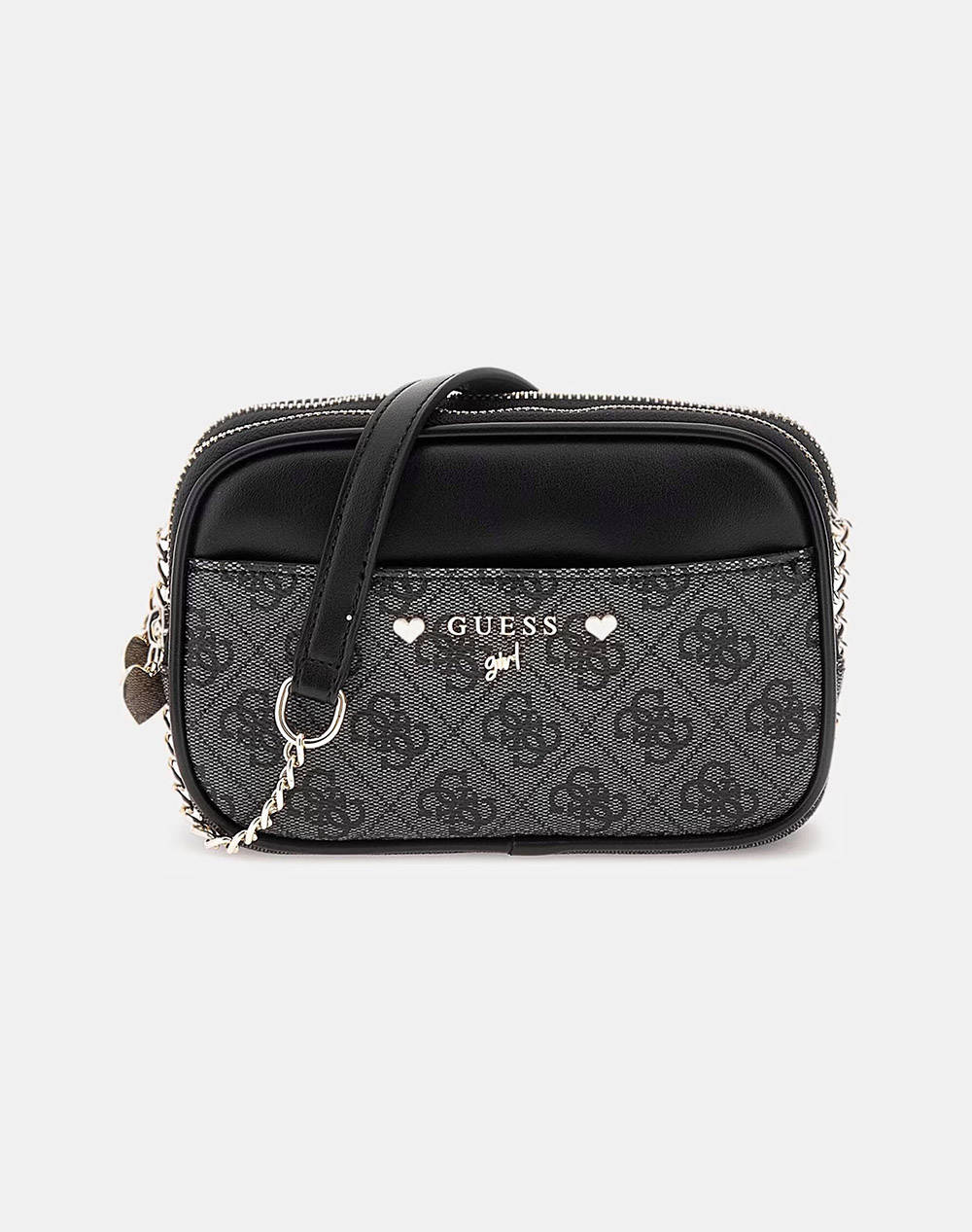 Guess Crossbody Camera Bag Kids Girl (Dimensions: 5 X 11 X 17.5Cm.) Kids Accessories Bags & Backpacks Black Imitation Leather J5Yz00Wfmf0 Jblk Female