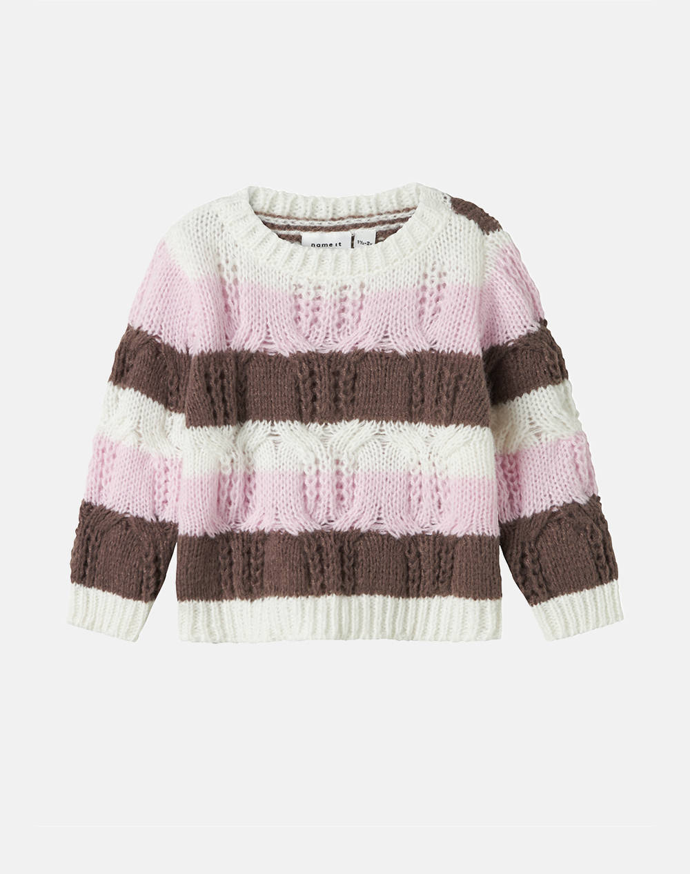 Name It Nmfnibo Ls Knit Παιδι Κοριτσι Ρουχα Πουλοβερ Mixed Συνθετικο 13246515 Peppercorn Για Κορίτσι