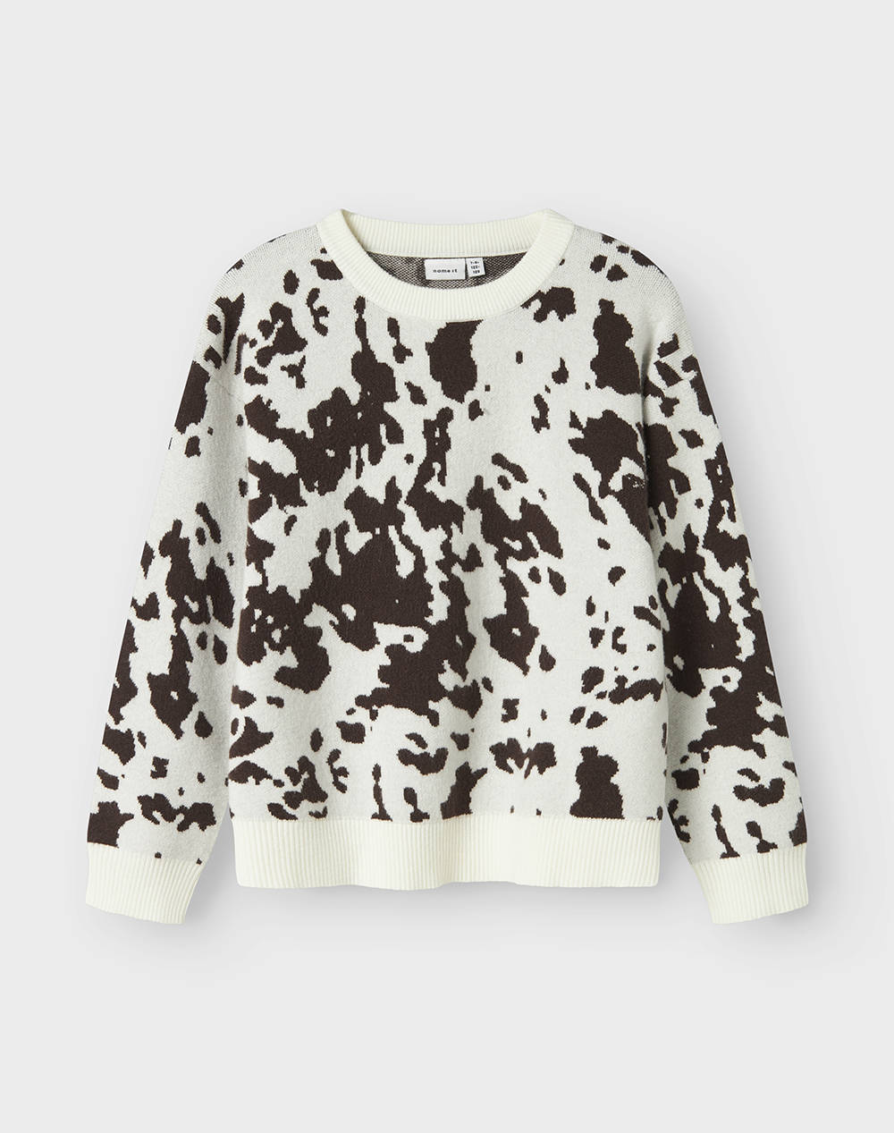 Name It Nkforkide Ls Knit Box Παιδι Κοριτσι Ρουχα Πουλοβερ Multi Βισκοζσυνθετικο 13247669 Seal Browncow Για Κορίτσι