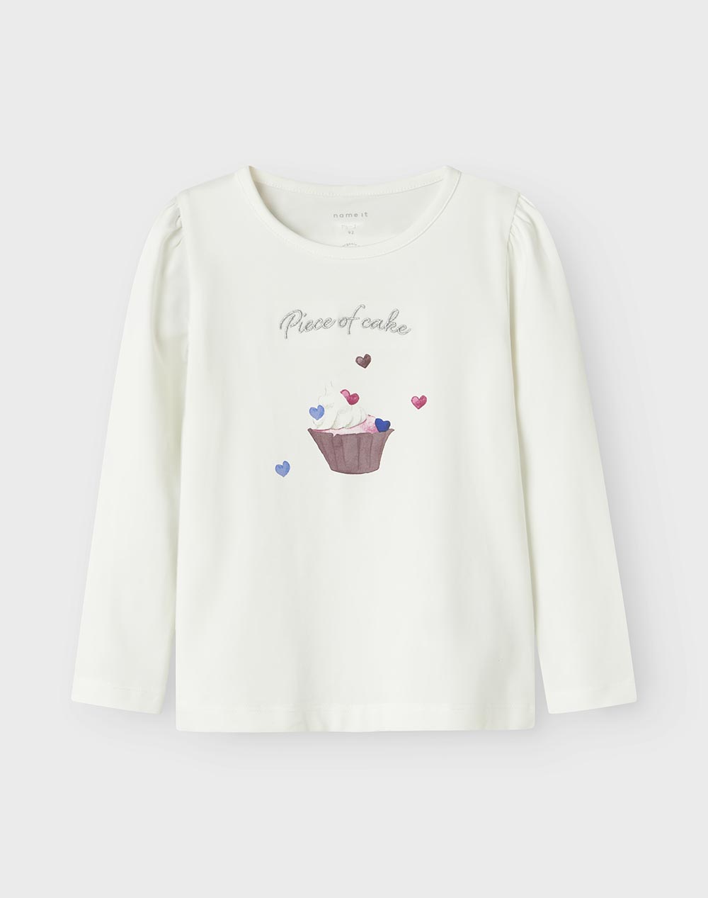 Name It Nmfnetta Ls Top Παιδι Κοριτσι Ρουχα Μπλουζες Offwhite Βαμβακιμε Ελασταν 13246639 Cloud Dancer Για Κορίτσι
