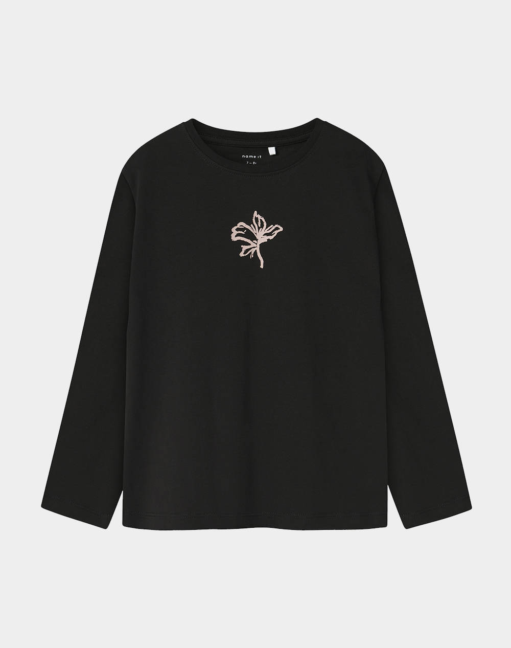 Name It Nkfolga Nreg Ls Top Παιδι Κοριτσι Ρουχα Μπλουζες Black Βαμβακι 13248144 Black Για Κορίτσι