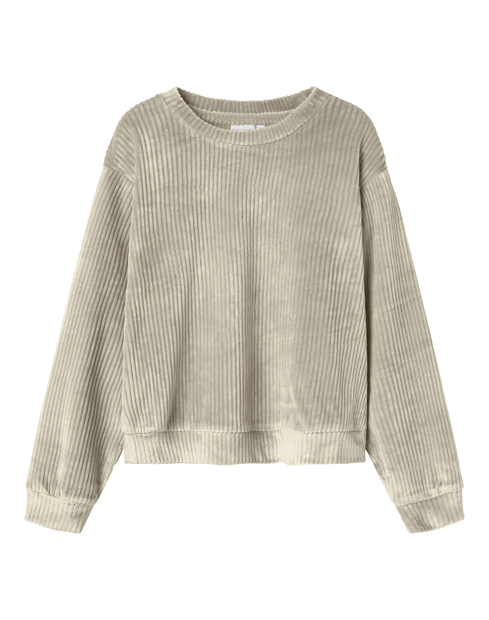 Name It Nkfveloa Ls Velvet Short Top Παιδι Κοριτσι Ρουχα Μπλουζες Seashell Με Ελασταν,Συνθετικο 13235119 Cement - Koolfly