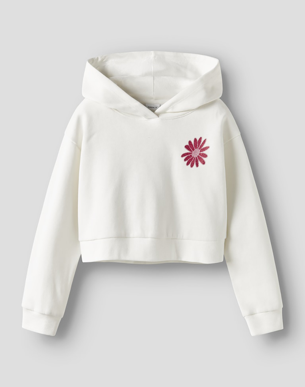 Name It Nkfkory Ls Crop Boxy Swe Wh Bru Ps Noos Παιδι Κοριτσι Αθλητικα Ανω Ενδυση Φουτερ Offwhite Βαμβακισυνθετικο 13245156 Cloud Dancer Για Κορίτσι