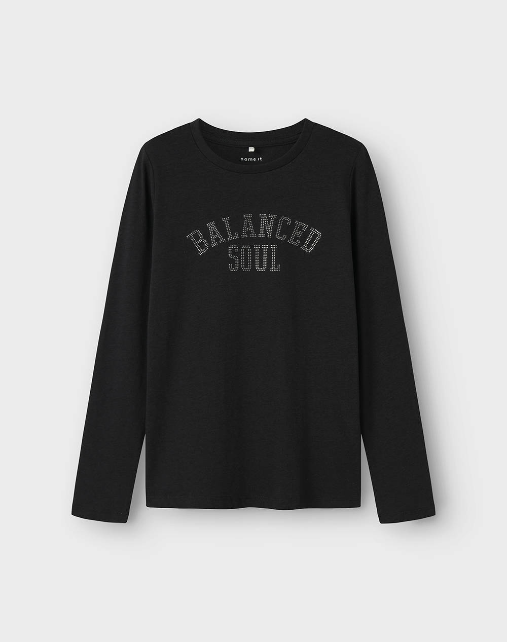 Name It Nkflucia Slim Ls Top Παιδι Κοριτσι Ρουχα Μπλουζες Black Βαμβακιβισκοζγουνα 13245420 Black Για Κορίτσι