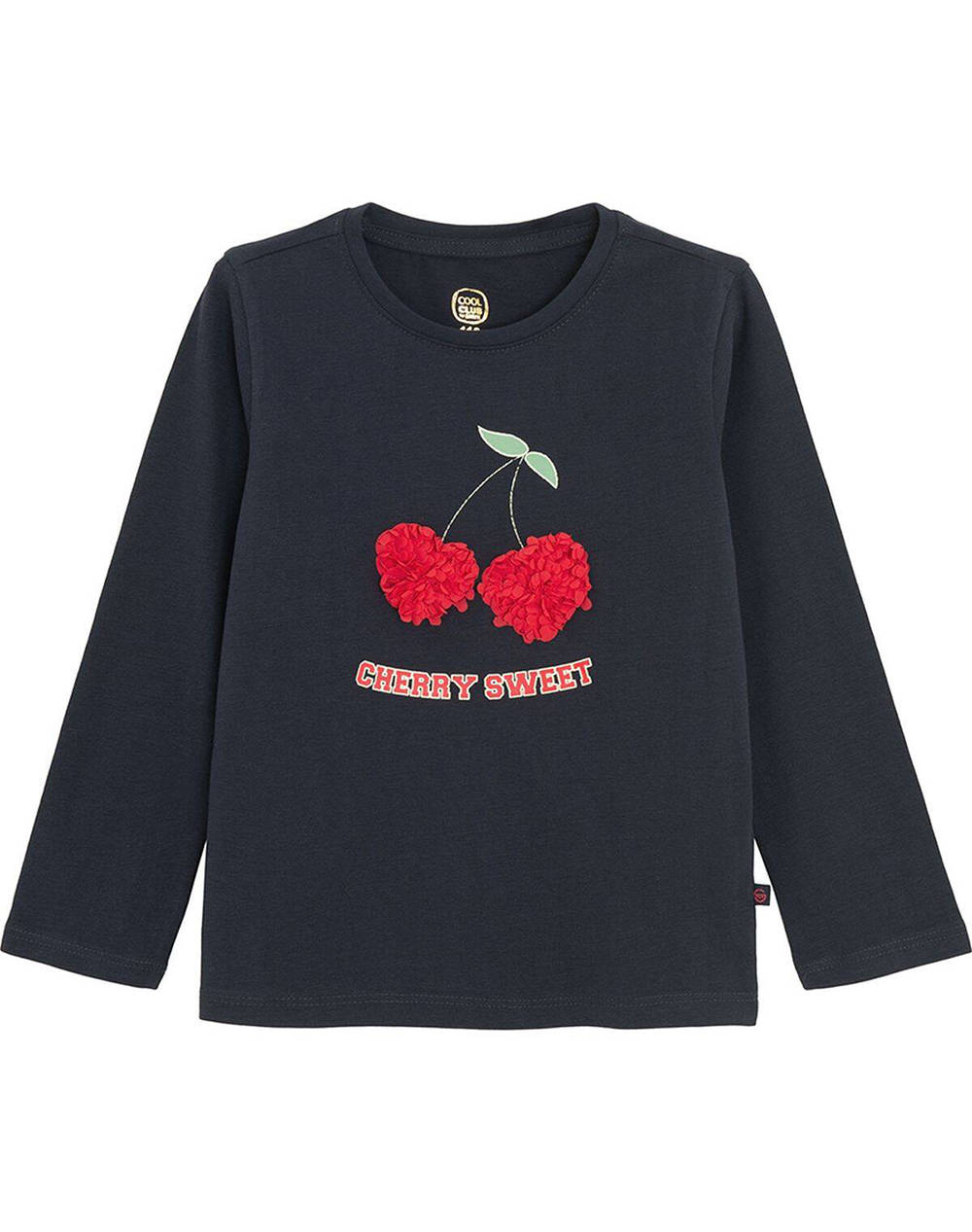 Cool Club Shirt L/S Girl Kids Girl Clothes Shirts Darkblue Cotton Ccg3110922 Blue Female Shirts Blue