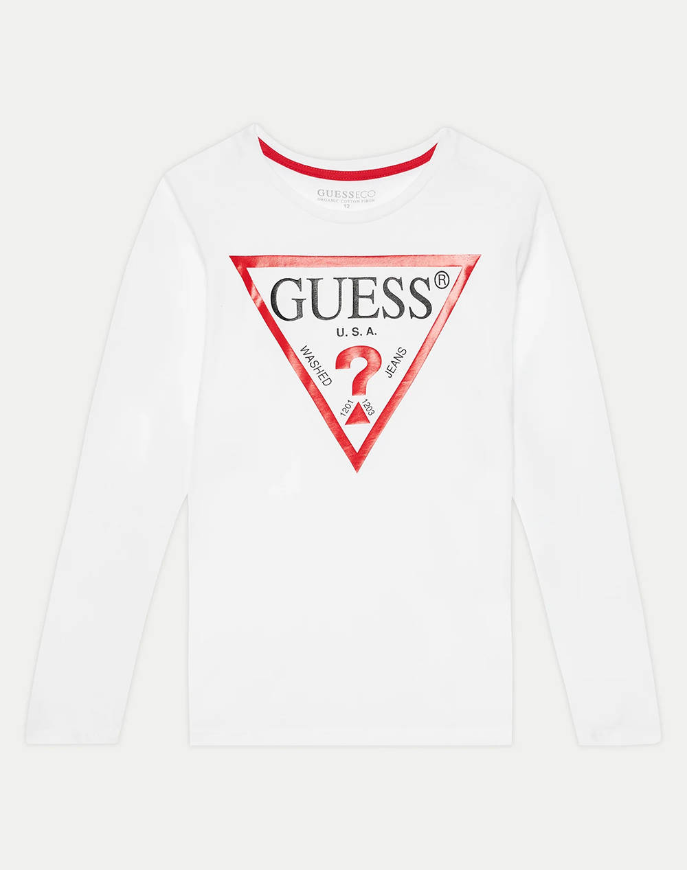 Guess Ls T Shirt_Core Bangladesh Kids Boy Kids Boy Clothes T Shirts White Cotton L84I29K8Hm0 G011 Male T-Shirts