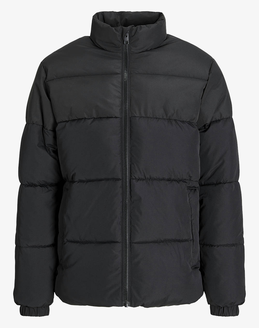 Jack&Jones Jjmaze Puffer Collar Jnr Παιδι Αγορι Ρουχα Μπουφαν Black Συνθετικο 12279725 Black - Koolfly
