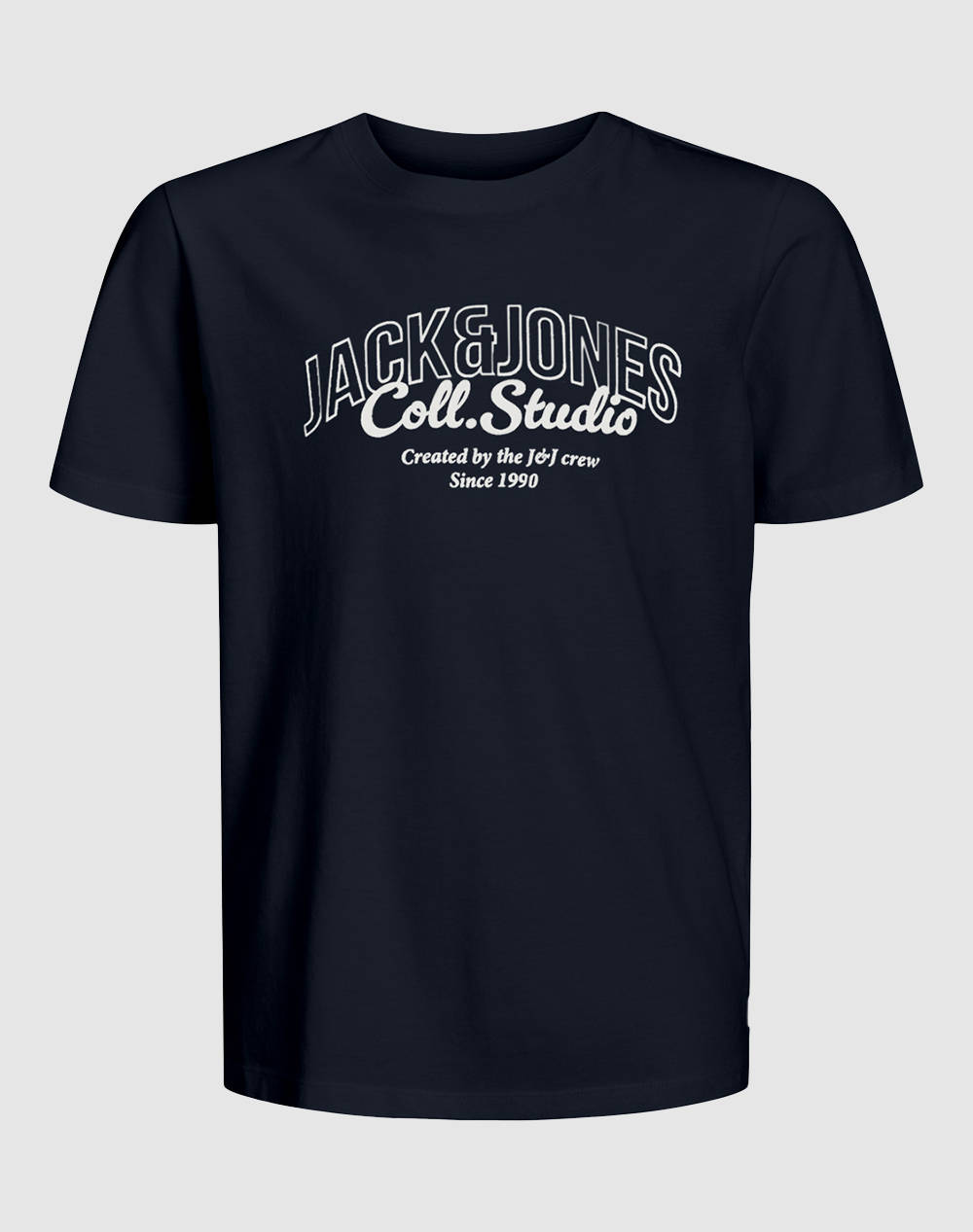 Jack&Jones Jjmakoto Tee Ss Crew Neck Jnr Kids Boy Clothes T Shirts Darkblue Cotton 12279640 Sky Captainbigprint Male T-Shirts Blue