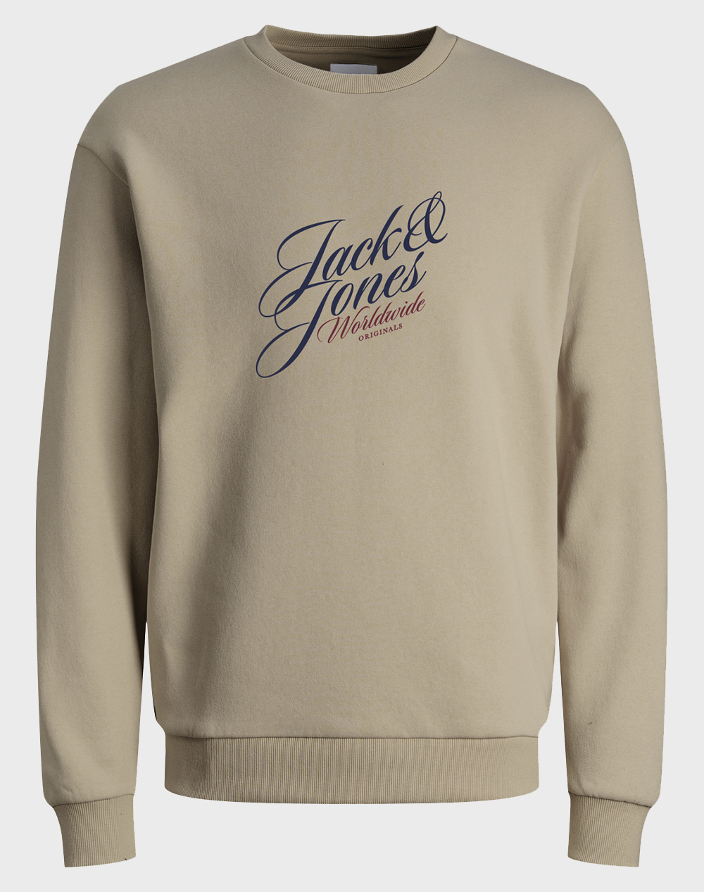 Jack&Jones Jorinwood Sweat Crew Neck Fst Jnr Παιδι Αγορι Ρουχα Μπλουζες Biege Βαμβακισυνθετικο 12288441 Antique White Γιά Αγόρι