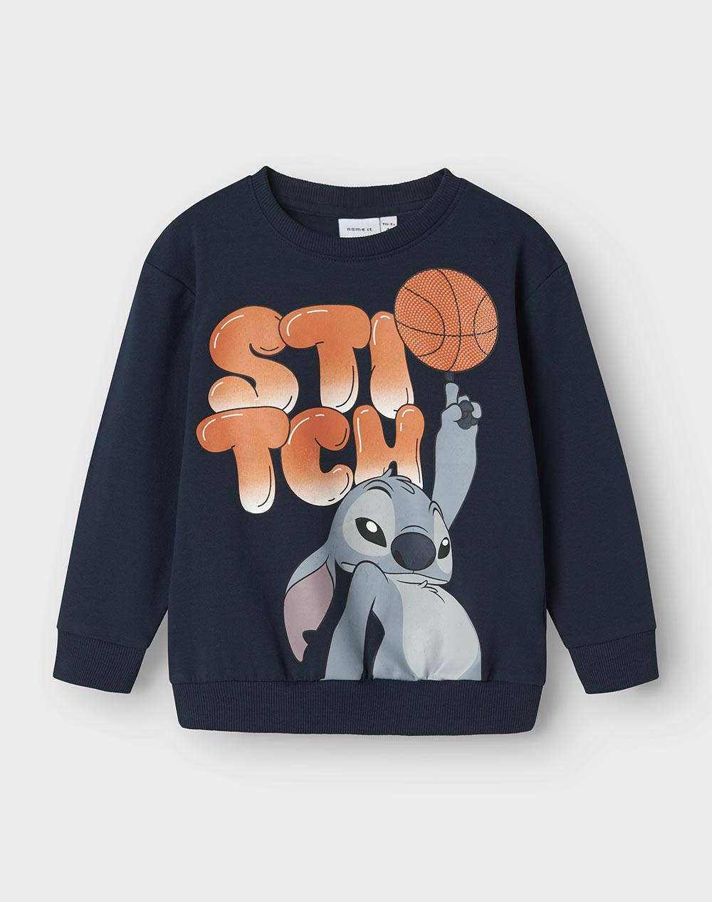 Name It Nmmant Stitch Nreg Sweat Bru Wdi Παιδι Αγορι Ρουχα Μπλουζες Darkblue Βαμβακιμε Ελασταν 13247170 Navy Blazer Γιά Αγόρι