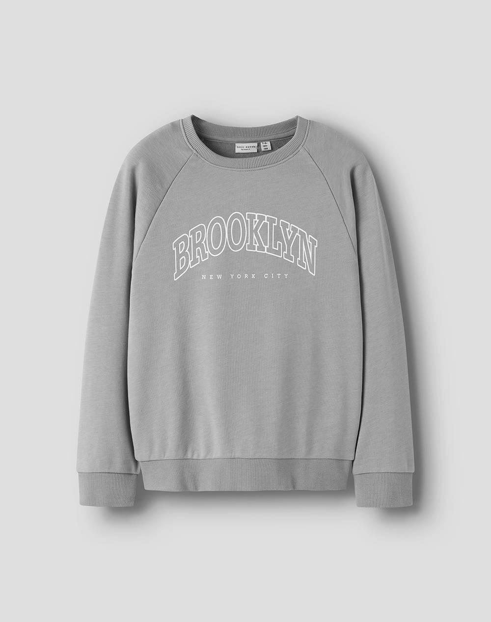 Name It Nkmvion Ls Nreg Sweat Unb Kids Boy Clothes T Shirts Gray Cotton,Synthetic 13246347 Ultimate Greybrooklyn New Male T-Shirts