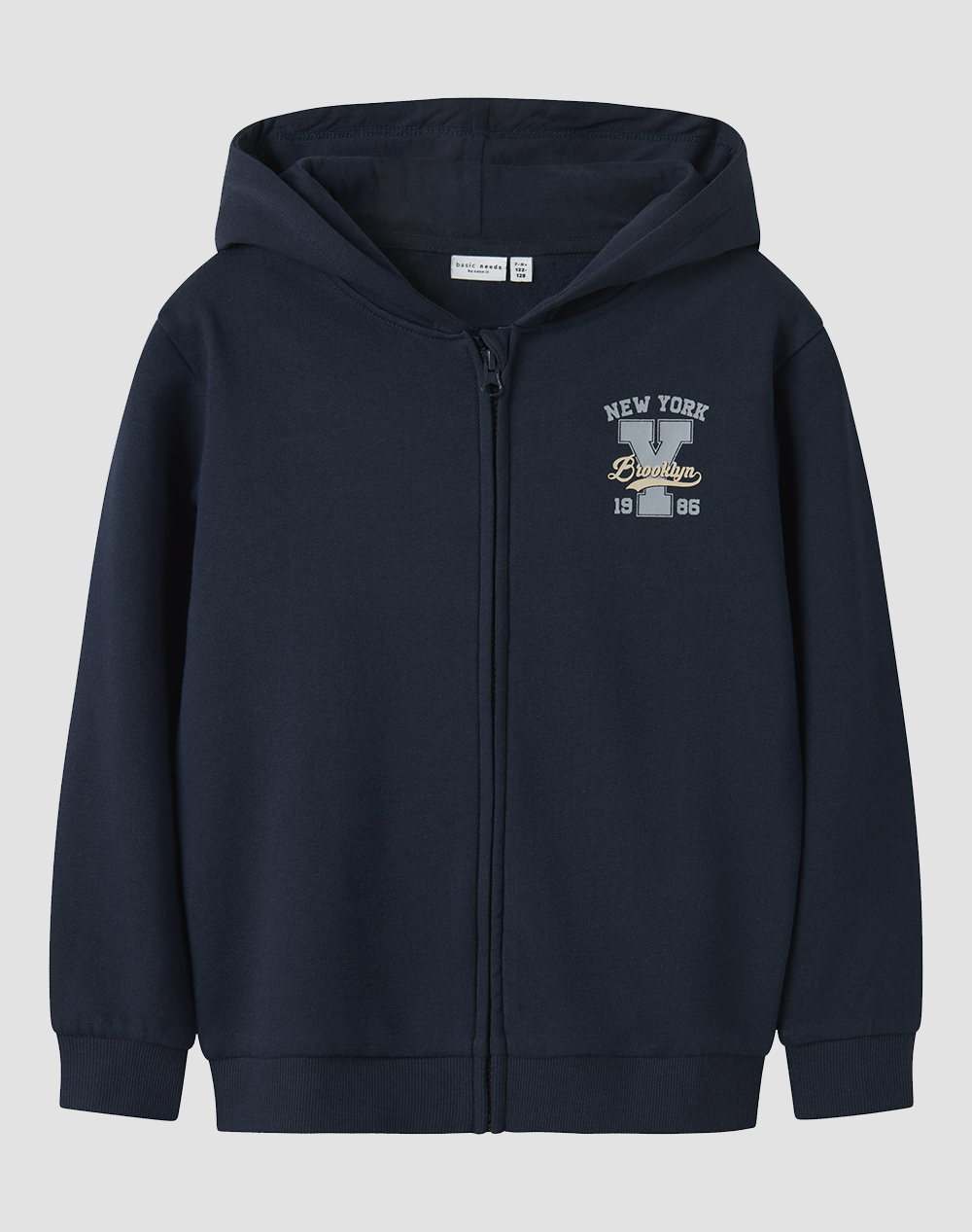 Name It Nkmvoltinus Nreg Sweat Card Wh Bru Παιδι Αγορι Ρουχα Ζακετες Darkblue Βαμβακι 13249493 Navy Blazer1986newyork - Koolfly