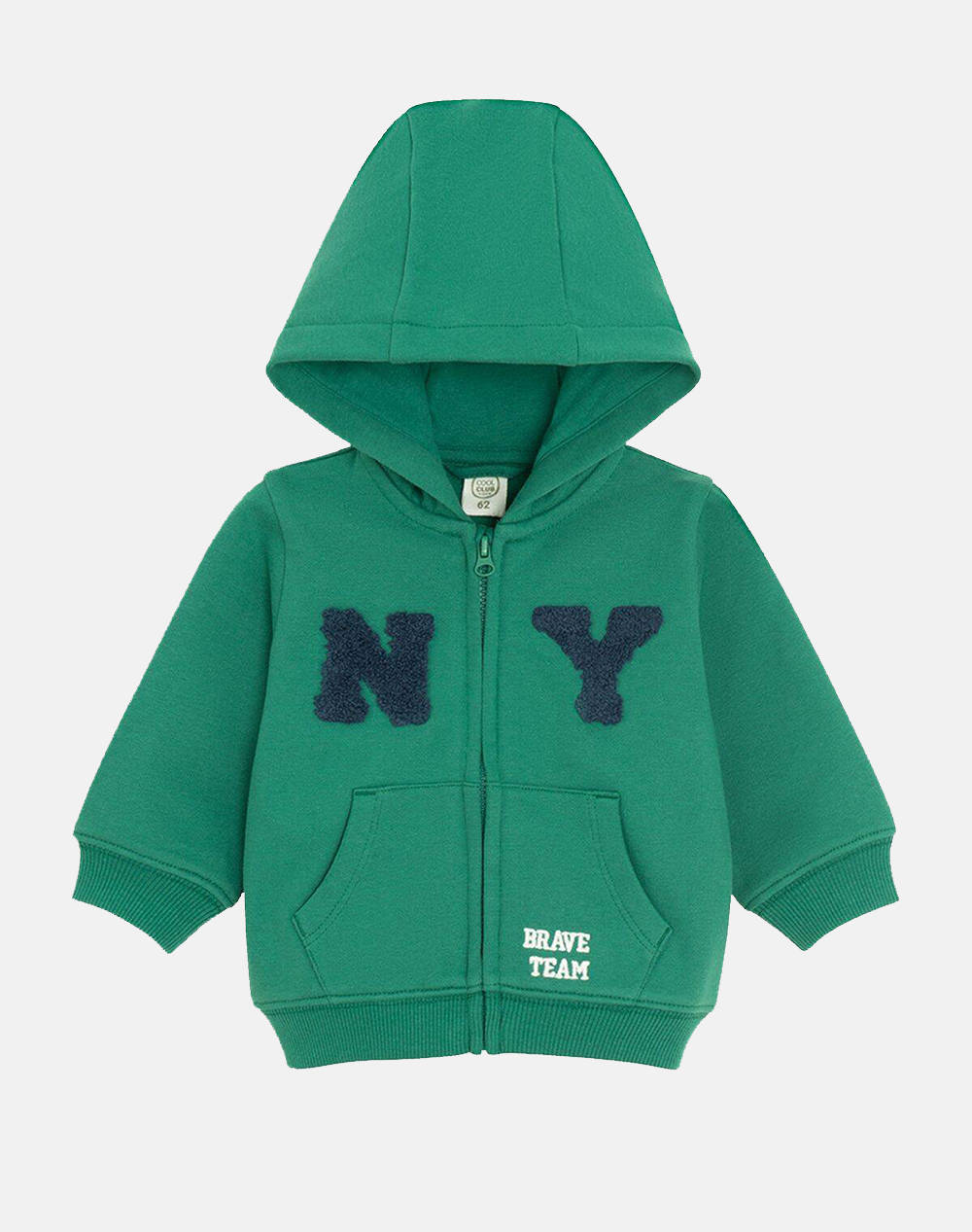 Cool Club Sweatshirt Boy Kids Boy Clothes Cardigans Green Cotton,Synthetic Ccb3100647 Green Male Cardigans Green