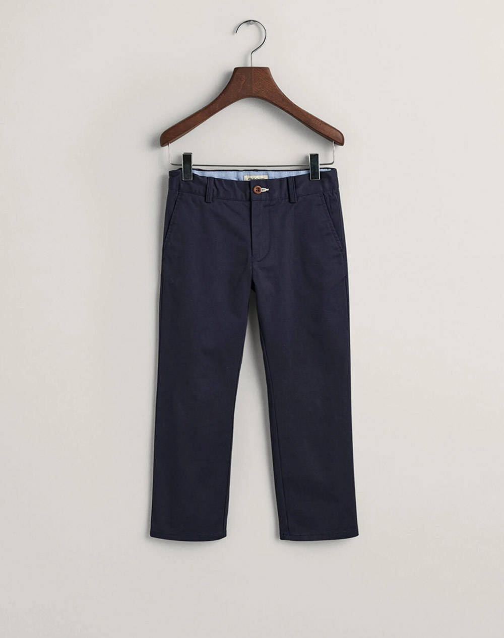 Gant Gant Chino Pants Kids Boy Clothes Trousers Navyblue Cotton,Elastic 3G815004 410 Unisex Trousers Blue