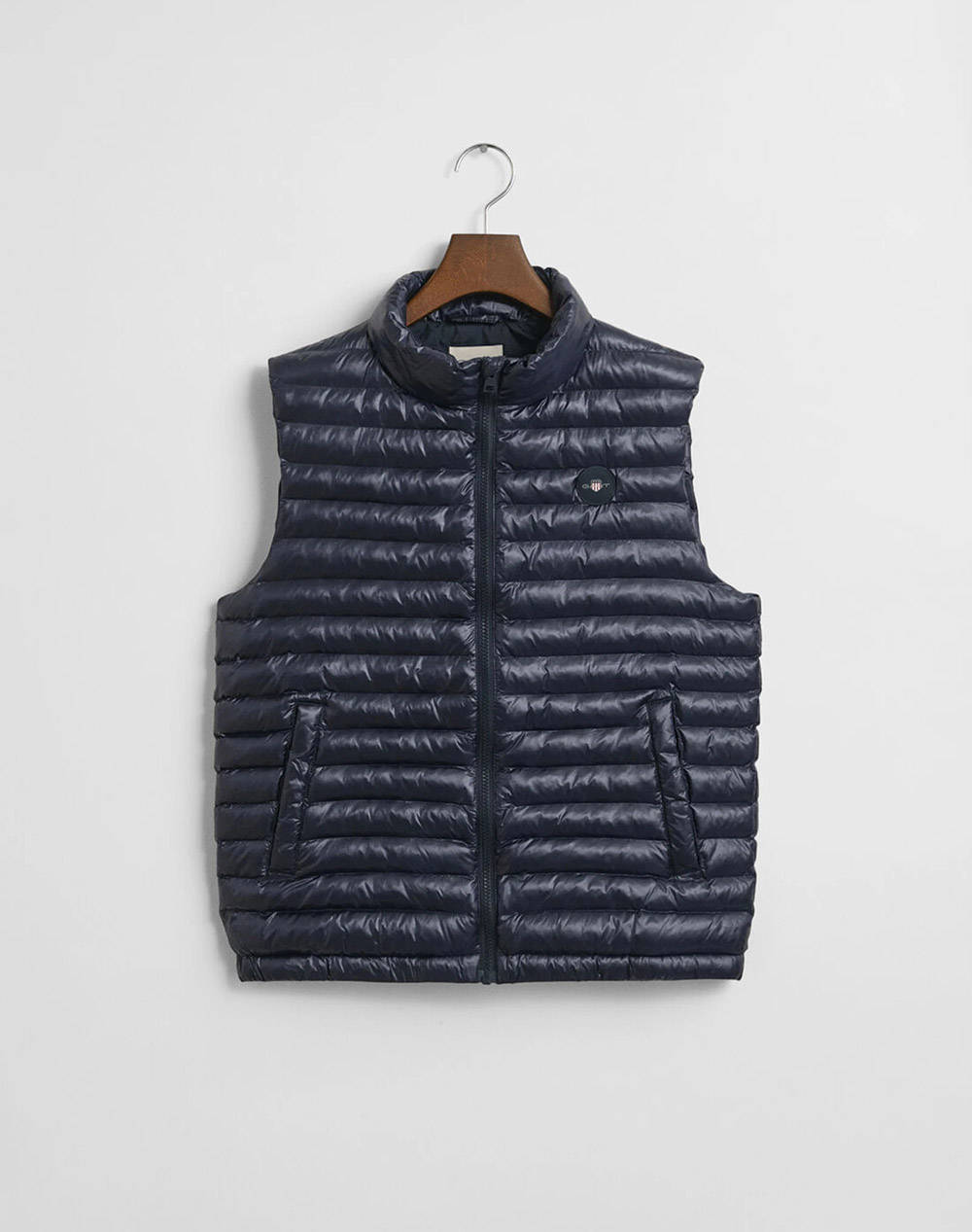 Gant Ns Shiny Light Padded Vest Jacket Kids Girl Clothes Vest Jackets Darkblue Synthetic 3G970316 433 Unisex Vest Jackets Blue