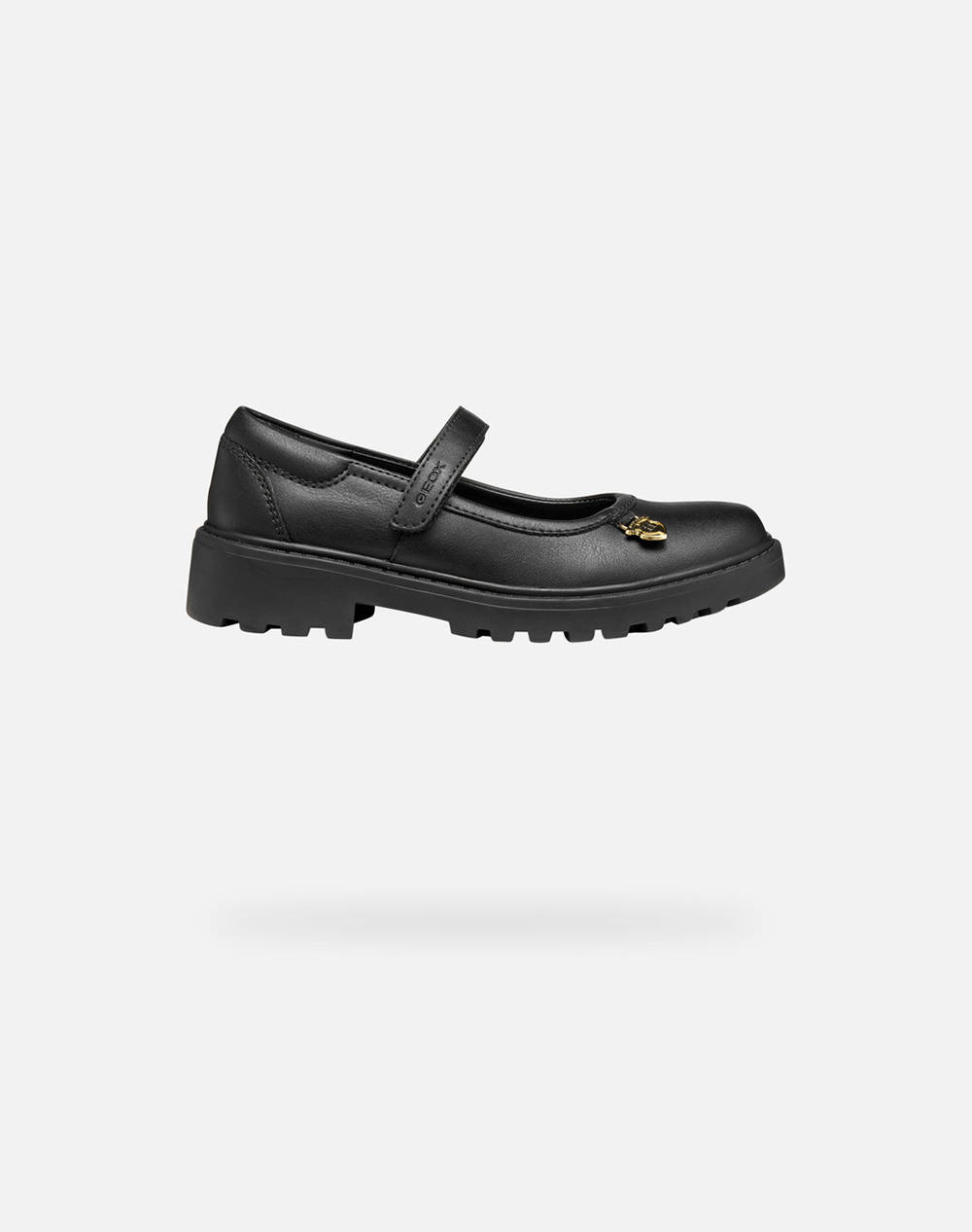 Geox J Casey Girl C Synt.Lea Kids Girl Footwear Flats Black Synthetic J5620C000Bcc9999 36 41 C9999 Female Flats Black