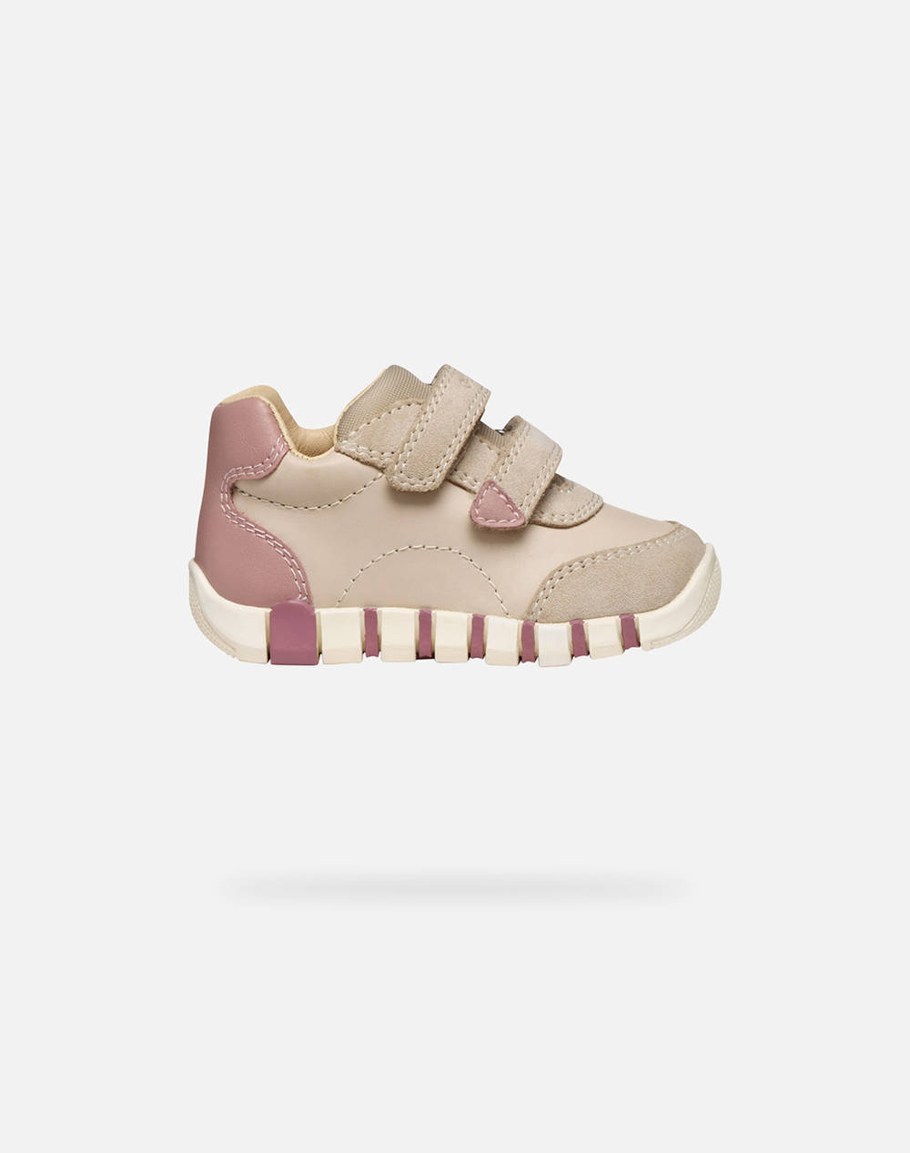 Geox B Iupidoo Girl C Waxed Lea+S Kids Girl Sportswear Footwear Multi Leather,Synthetic,Fabric B5658C0Cl22C1S8W C1S8W Female Footwear