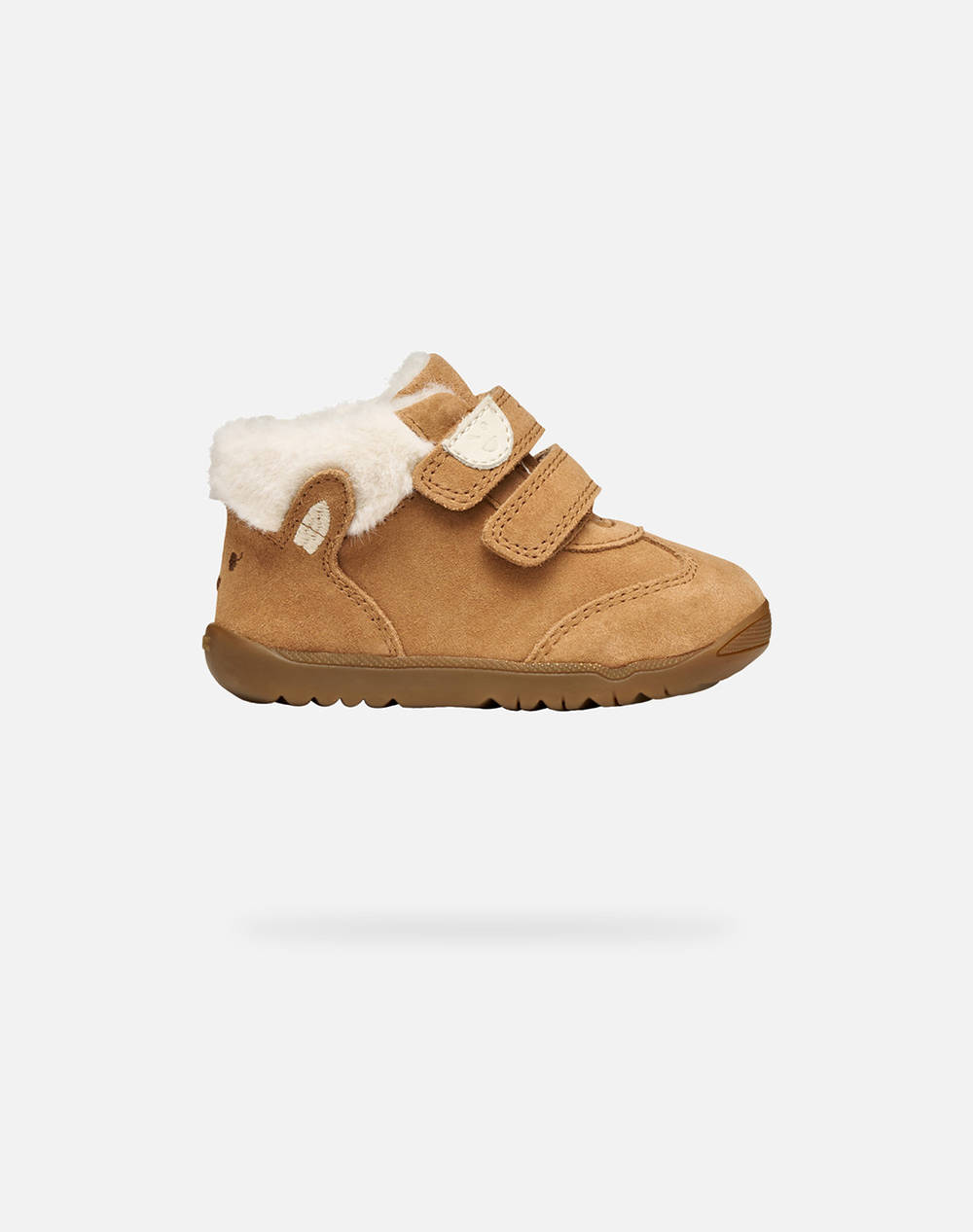 Geox B Macchia Girl B Suede Kids Girl Footwear Flats Tan Leather,Fabric B564Pb00022C6627 C6627 Female Flats