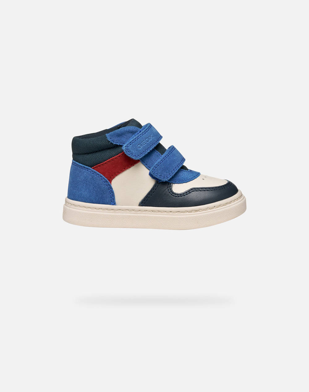 Geox B Nashik A Nappa+Suede Kids Boy Sportswear Footwear Mixed Leather,Fabric B465Na08522C1Mk4 24 27 C1Mk4 Male Footwear