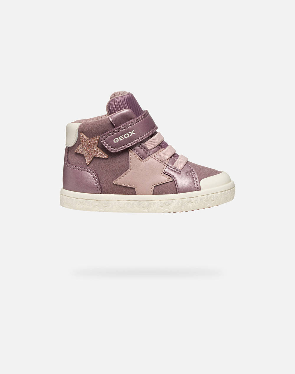 Geox B Gisli Girl A Synt.Suede+Gb Kids Girl Sportswear Footwear Darkpink Synthetic,Fabric B561Ma0Au54C8006 24 27 C8006 Female Footwear