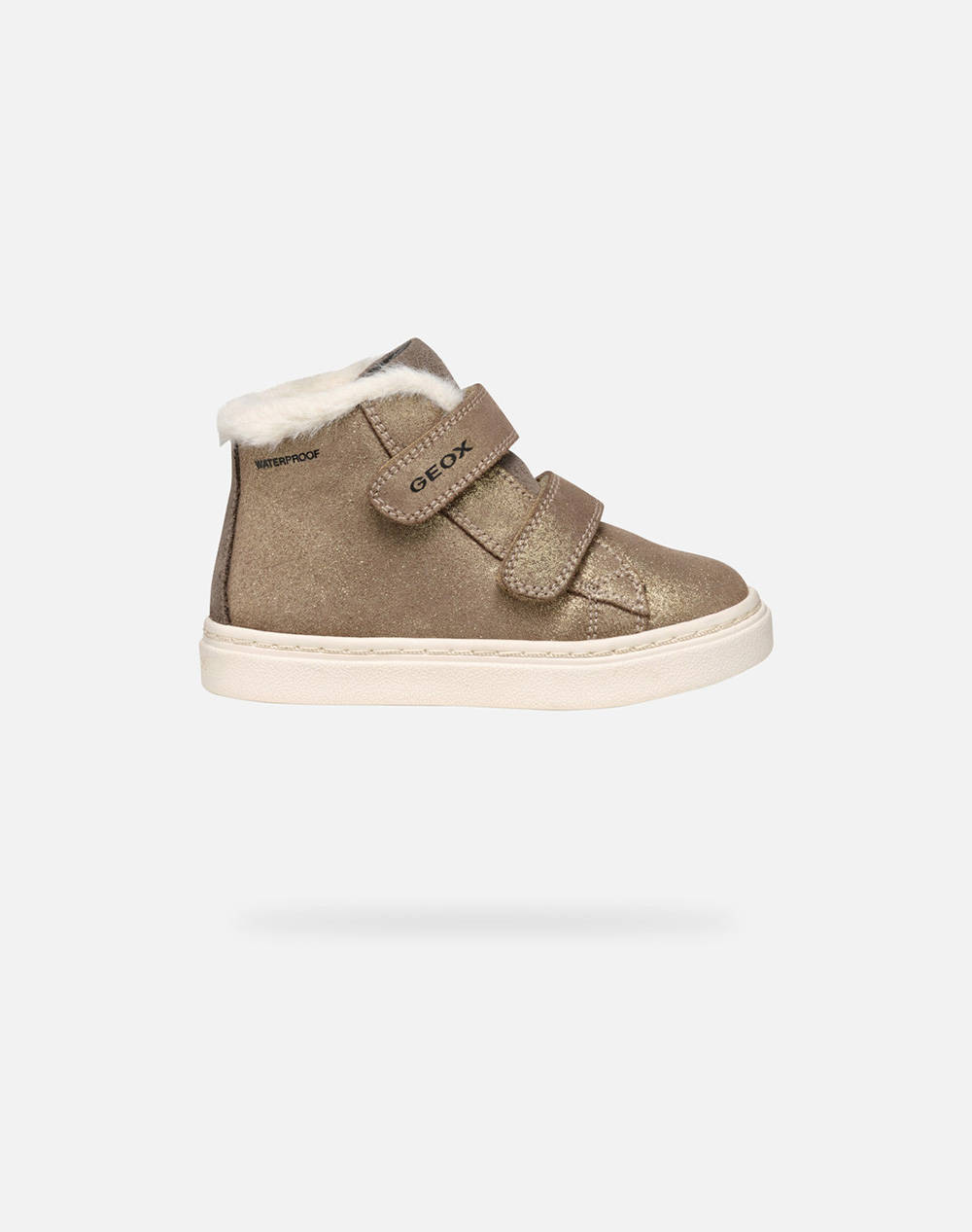 Geox B Nashik Wpf A Shi.Suede Kids Girl Footwear Flats Gold Leather B465Xa00077C9006 24 27 C9006 Female Flats Gold