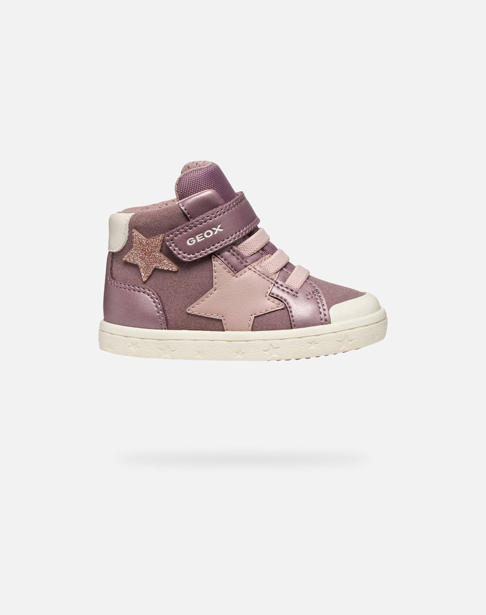 Geox B Gisli Girl A Synt.Suede+Gb Kids Girl Footwear Sneakers Darkpink Synthetic,Fabric B561Ma0Au54C8006 20 23 C8006 Female Sneakers