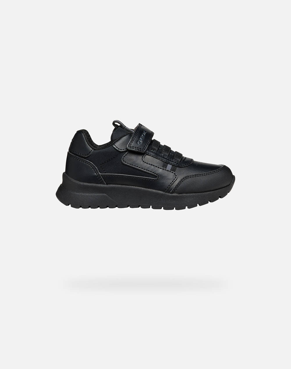 Geox J Briezee B. A Syn.Lea+Nylon Kids Boy Shoes Sneakers Totalblack Synthetic,Fabric J36Gma0Bcfuc9999 36 41 C9999 Male Sneakers Black