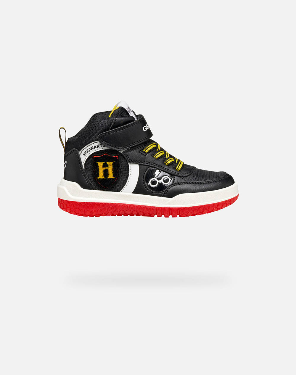 Geox J Buzzerlight D Gbk+Nylon Kids Boy Shoes Sneakers Black Synthetic,Fabric J56Mcd054Fuc0048 24 27 C0048 Male Sneakers Black