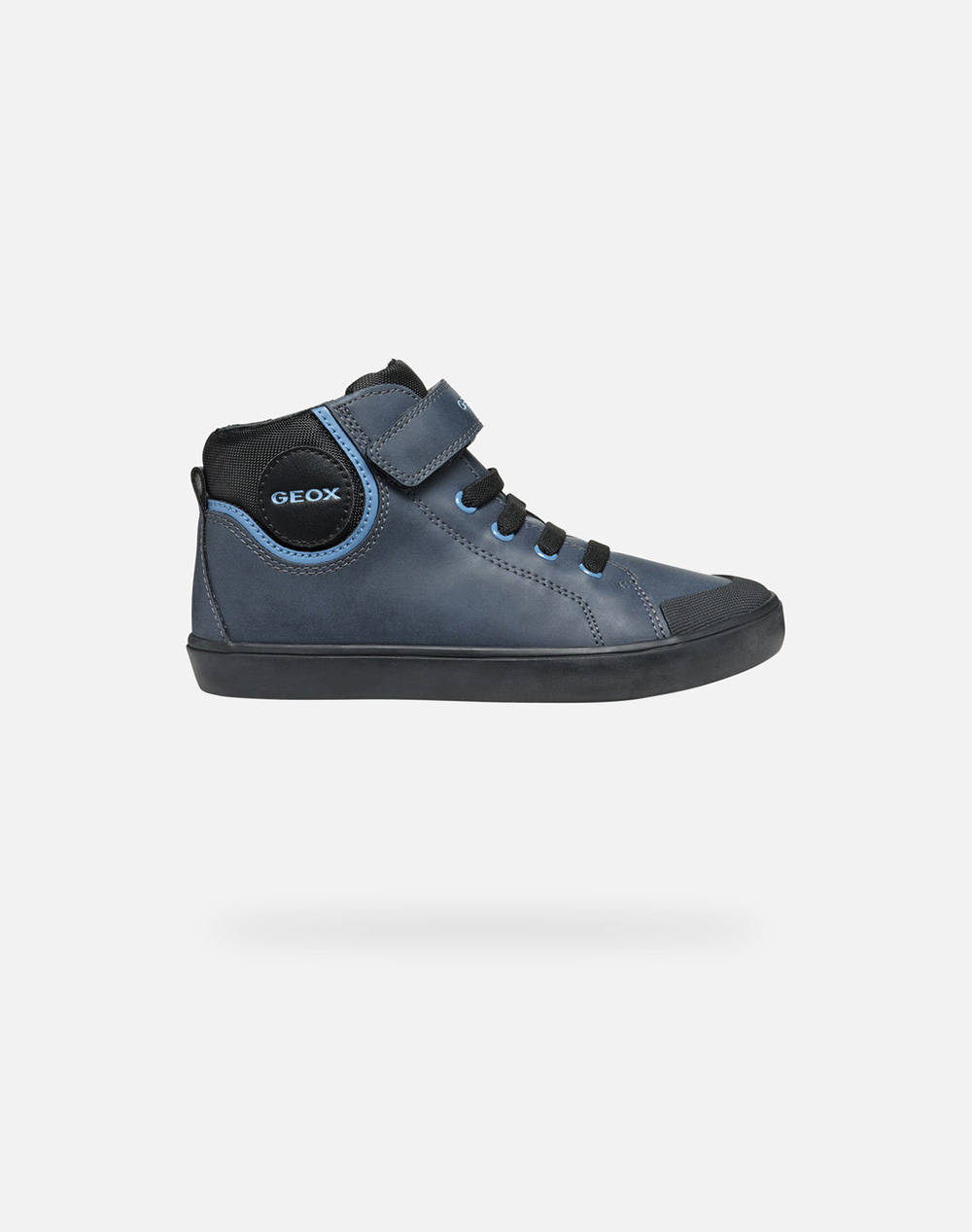 Geox J Gisli B. C Wax.Syn+Nylon Kids Boy Shoes Sneakers Navyblue Synthetic,Fabric J465Cc0Mefuc0693 28 35 C0693 Male Sneakers Blue