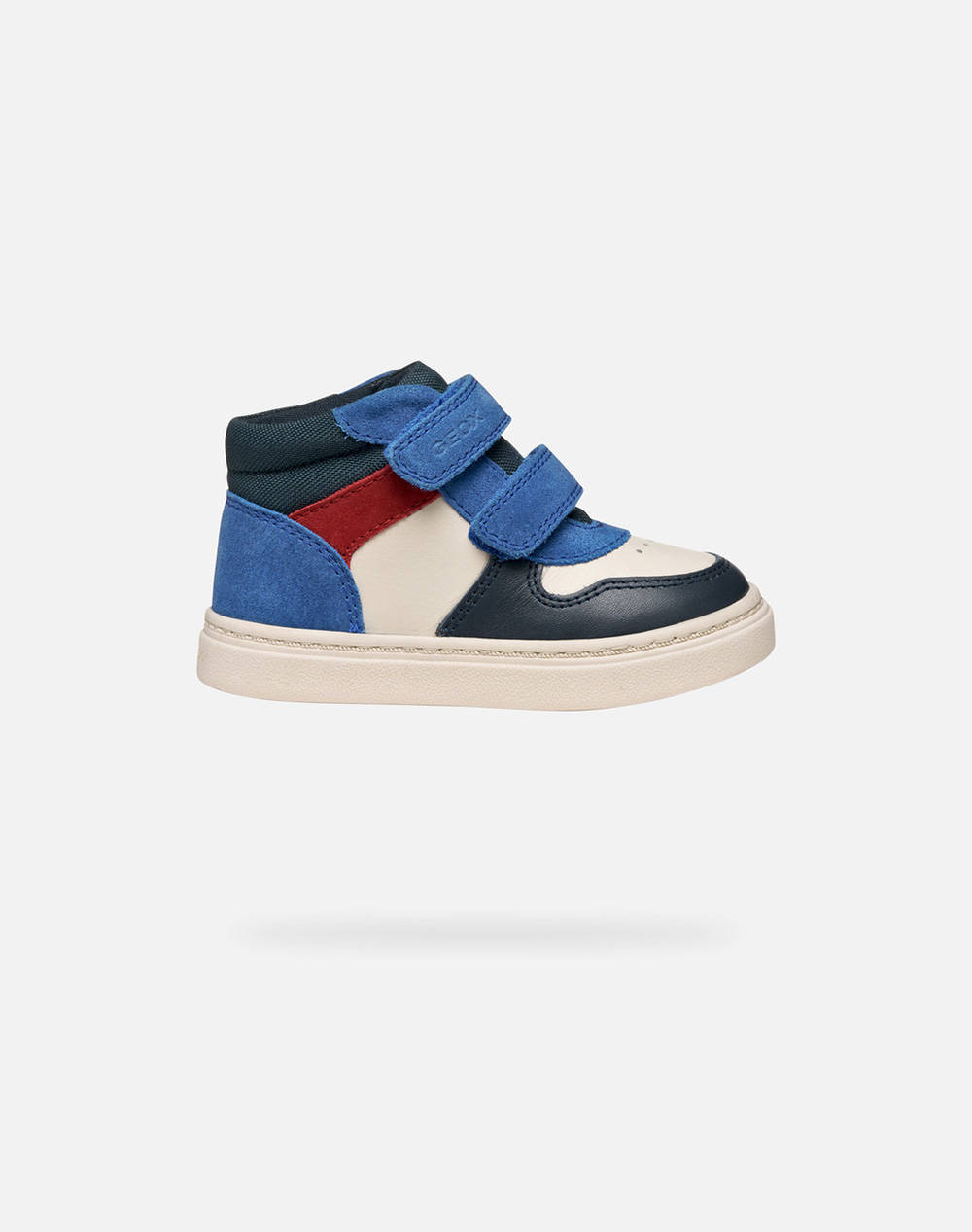 Geox B Nashik A Nappa+Suede Kids Boy Shoes Sneakers Mixed Leather,Fabric B465Na08522C1Mk4 20 23 C1Mk4 Male Sneakers