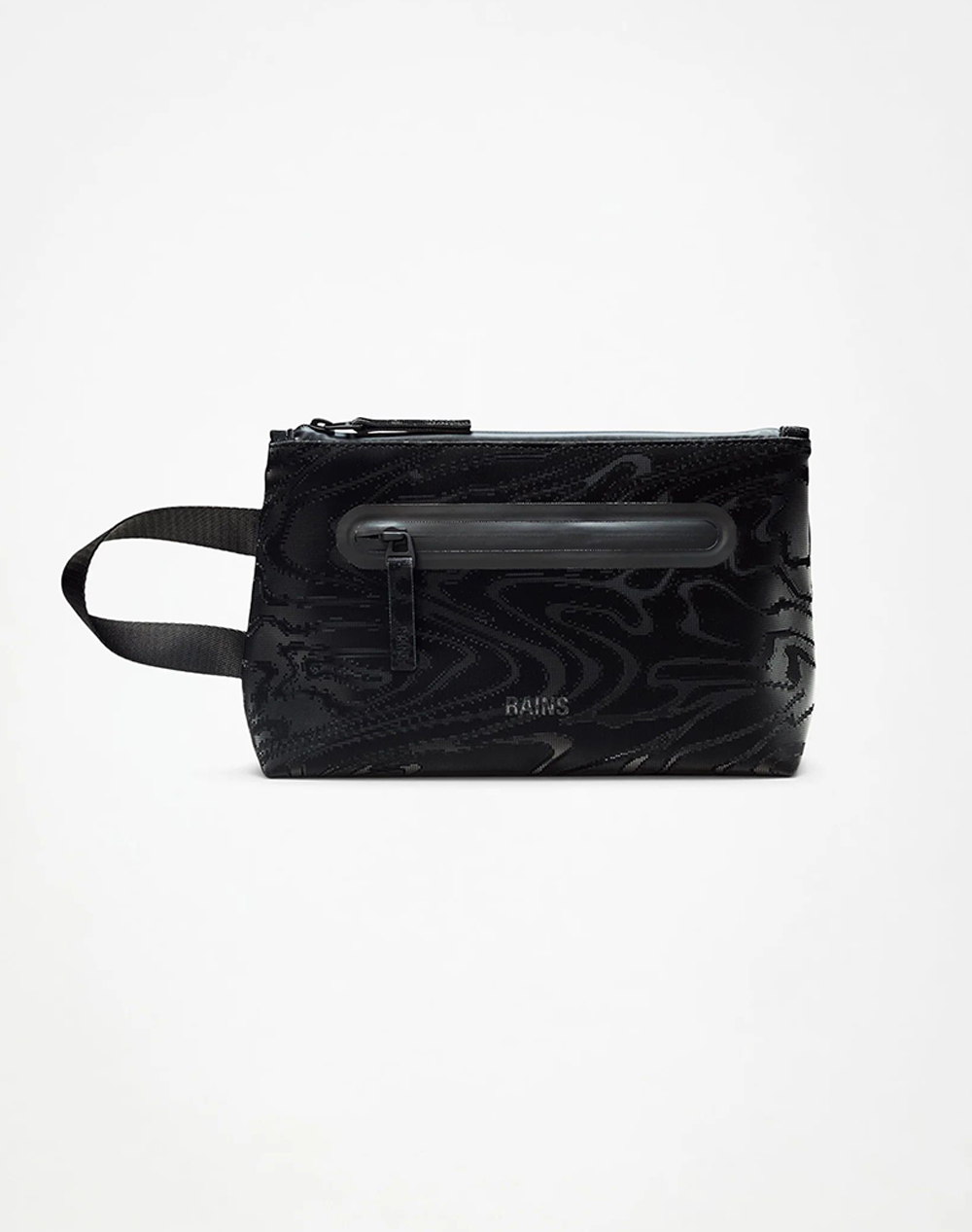 Rains Cosmetic Bag Zip W3 Γυναικα Αξεσουαρ Ειδη Ταξιδιου Βαλιτσες & Sac Voyage Jetblack Συνθετικο 16250 151 - Koolfly