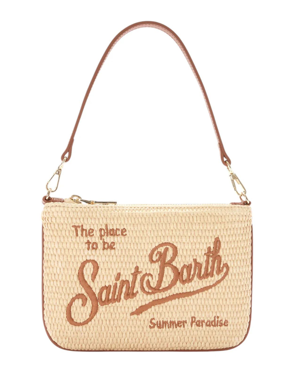 Mc2 Parisienne Mini Straw Pochette 1118 Emb Γυναικα Αξεσουαρ Τσαντες Biege Συνθετικο Parm002 00368L 00368L