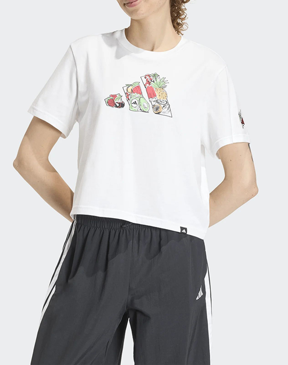 Adidas W Food Cro Γυναικα Ρουχα Μπλουζες Τ Shirt White Βαμβακι Ka5073 White - Koolfly