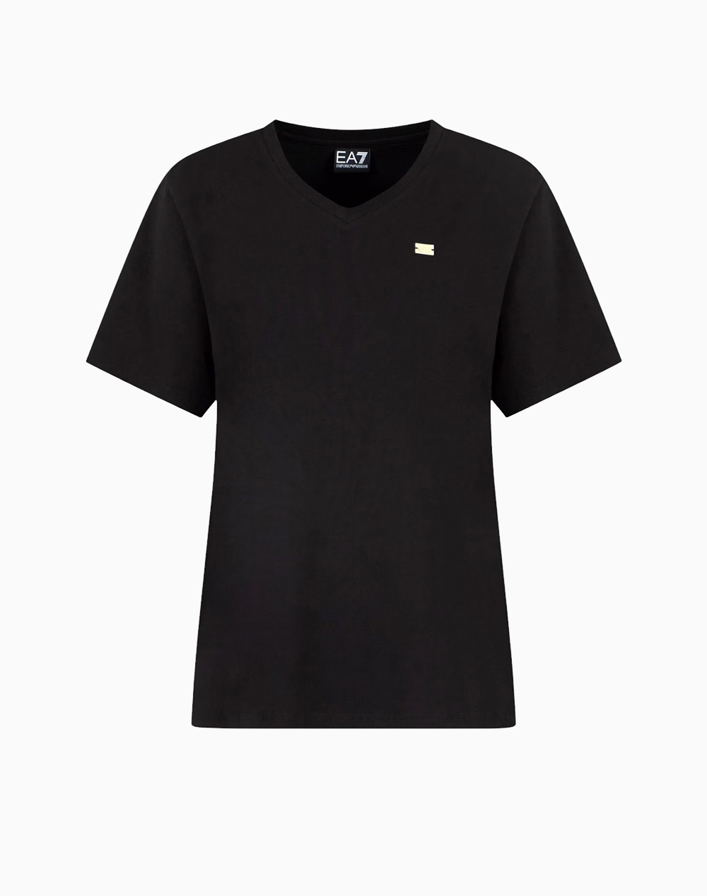 Ea7 T Shirt Γυναικα Ρουχα Μπλουζες Τ Shirt Black Βαμβακιμε Ελασταν 7W000029Af10373 Uc001