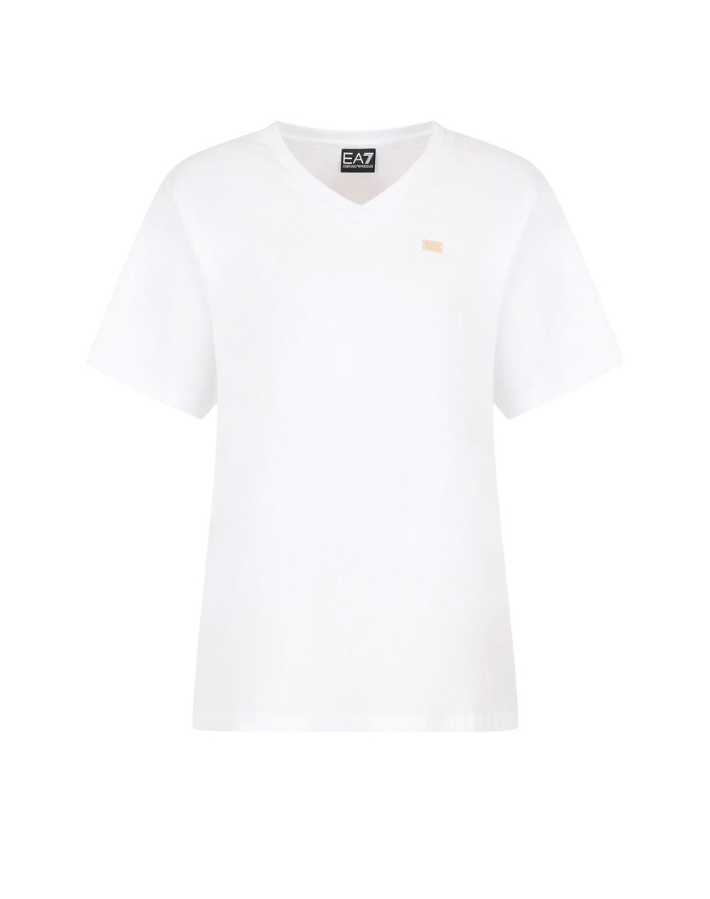 Ea7 T Shirt Γυναικα Ρουχα Μπλουζες Τ Shirt White Βαμβακιμε Ελασταν 7W000029Af10373 U0002