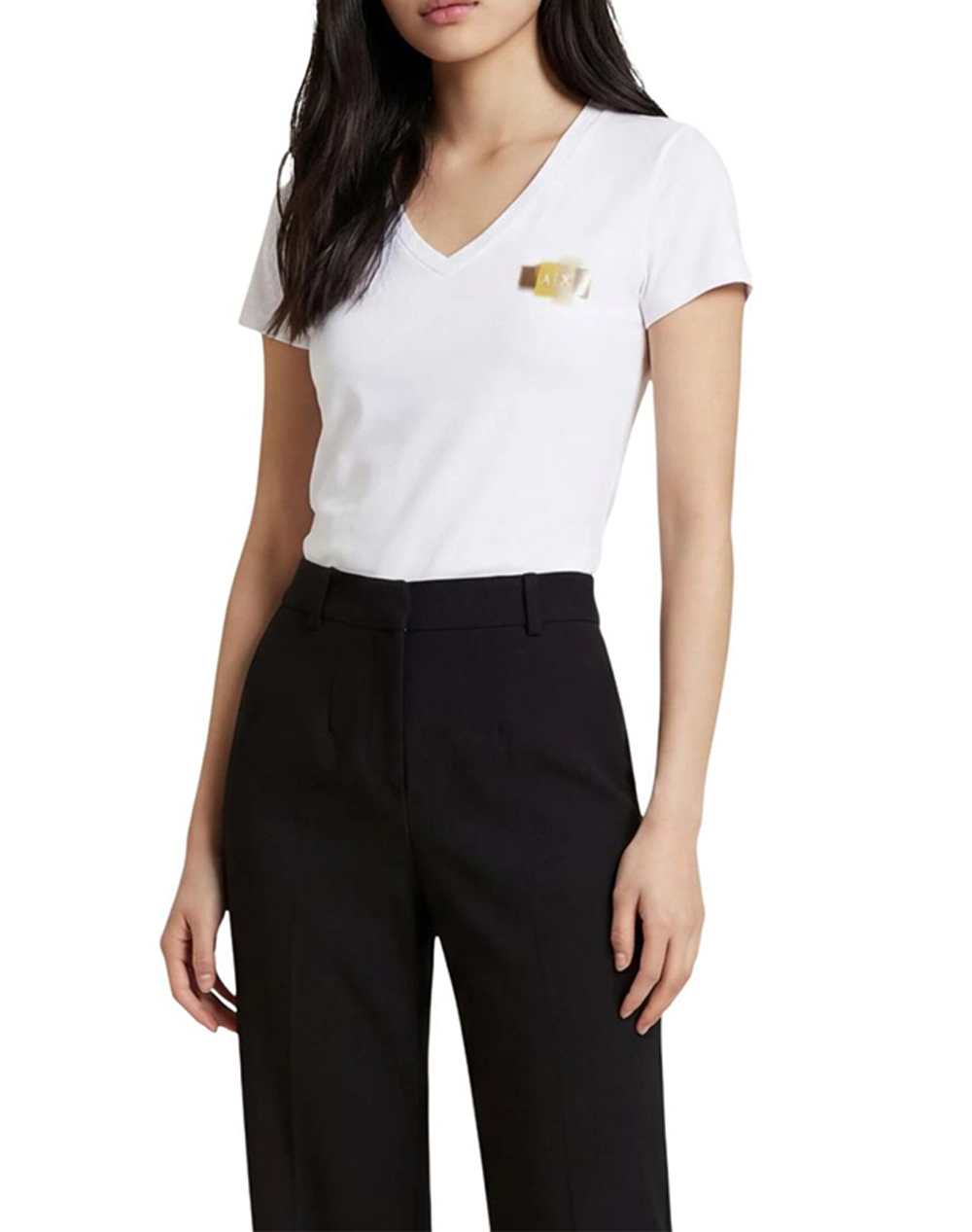 Armani Exchanget Shirt Γυναικα Ρουχα Μπλουζες Τ Shirt White Βαμβακιυφασμα Xw002321Af10356 U0002