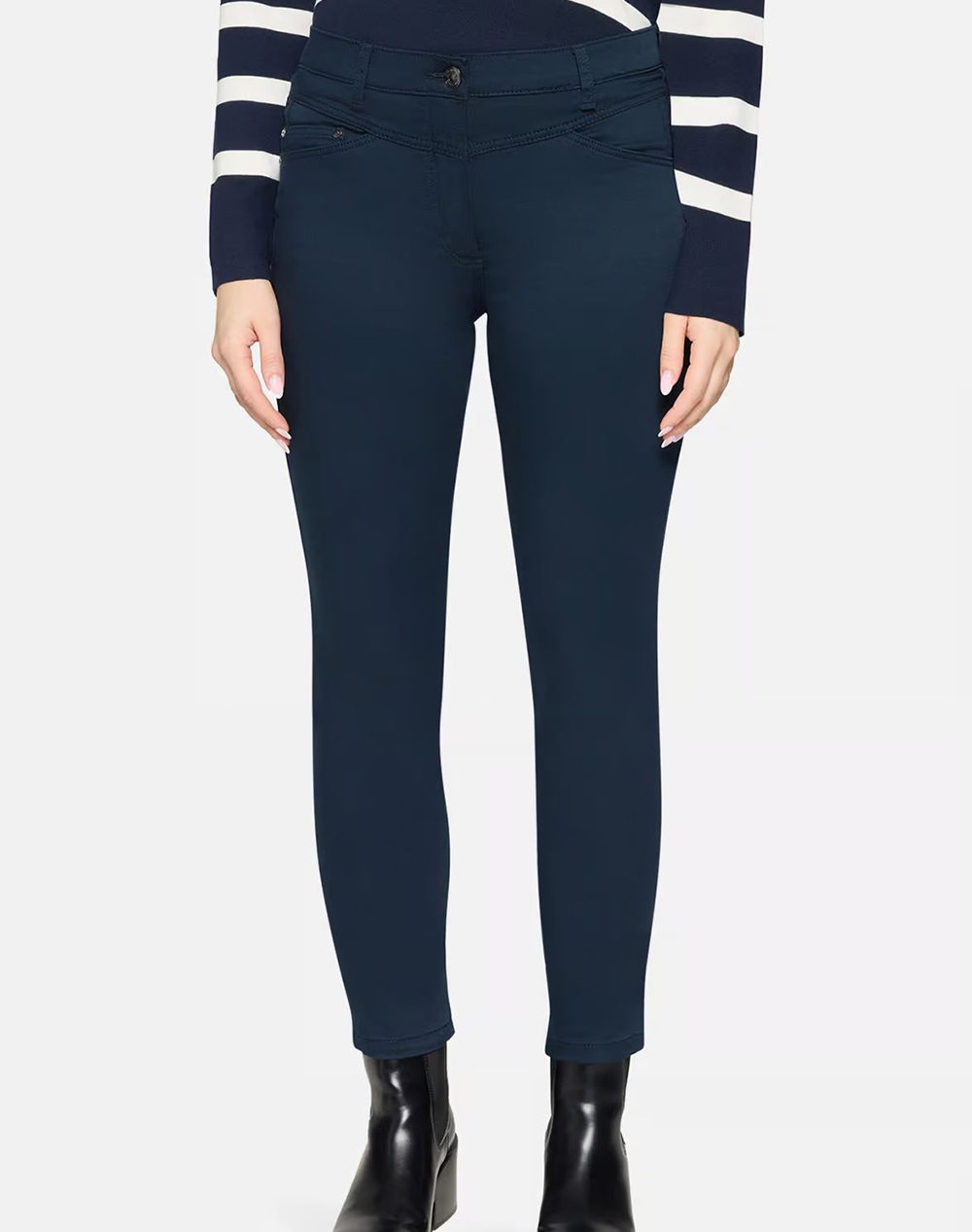 Betty Barclay Pants Γυναικα Ρουχα Παντελονια Chinos Darkblue Βαμβακι,Με Ελασταν,Συνθετικο 6818/2518 8345 - Koolfly