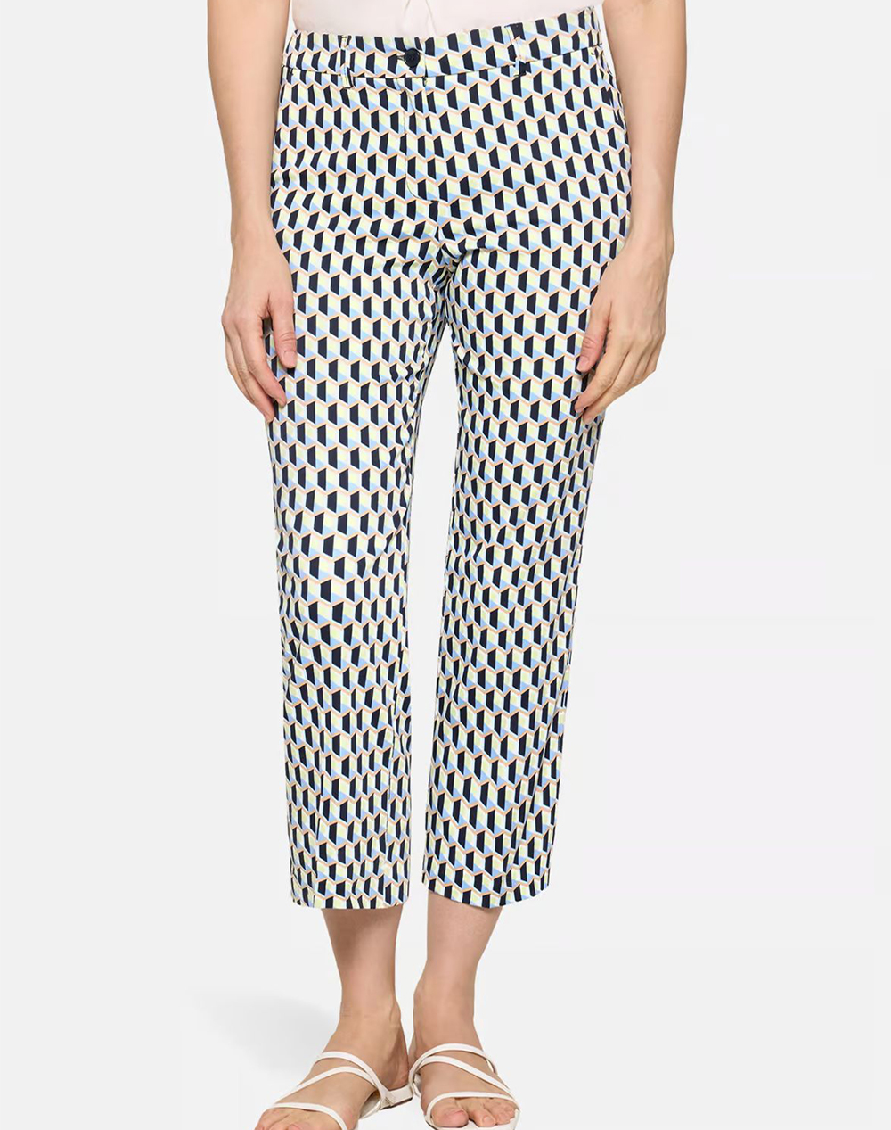 Betty Barclay Pants Γυναικα Ρουχα Παντελονια Υφασματινα Multi Βαμβακιμε Ελασταν 6157/1857 8850