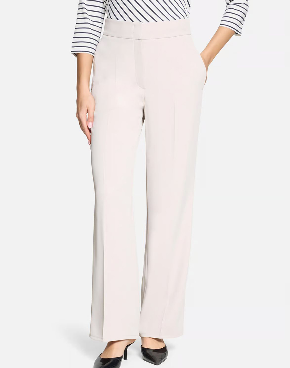Betty Barclay Pants Γυναικα Ρουχα Παντελονια Υφασματινα Biege Με Ελασταν,Συνθετικο 6158/1840 9106 - Koolfly