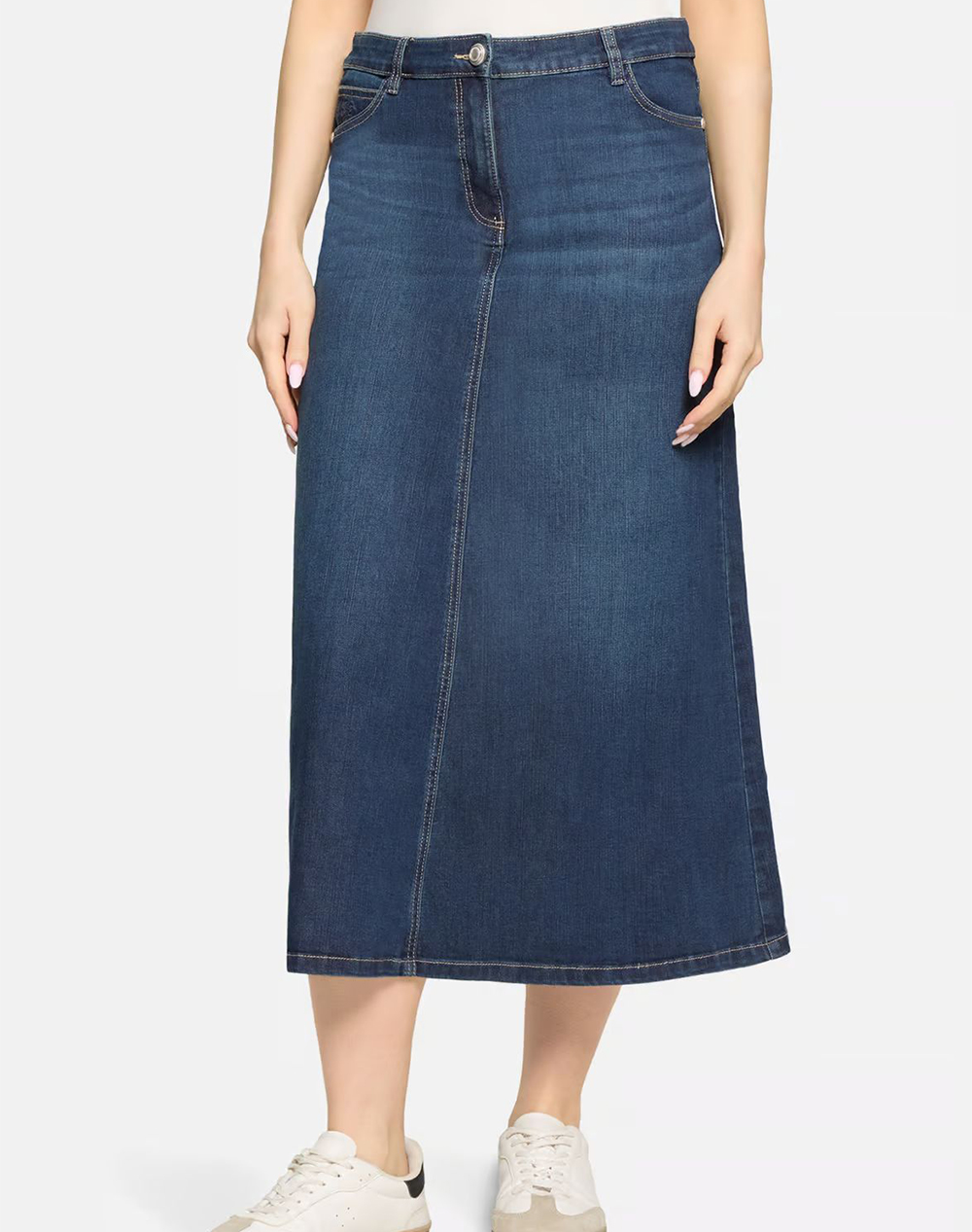 Betty Barclay Skirt Γυναικα Ρουχα Φουστες Denimdarkblue Βαμβακι,Με Ελασταν,Συνθετικο 9478/1831 8620 - Koolfly