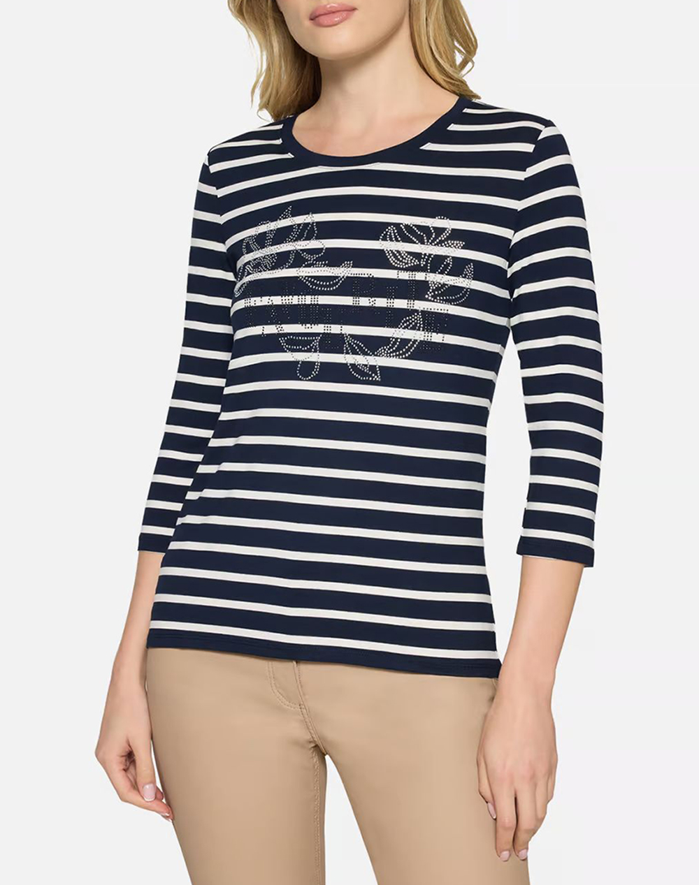 Betty Barclay Blouse Γυναικα Ρουχα Μπλουζες Τ Shirt Darkblue Βισκοζ,Με Ελασταν 2737/1751 8813 - Koolfly