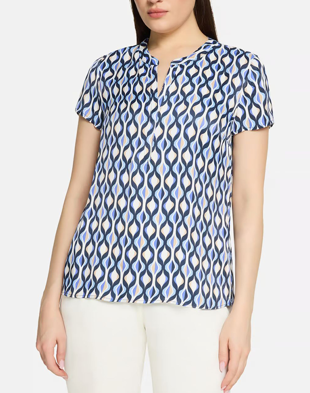 Betty Barclay Blouse Γυναικα Ρουχα Μπλουζες Τοπ/Κορμακια Blue Βισκοζ 8004/1733 8811
