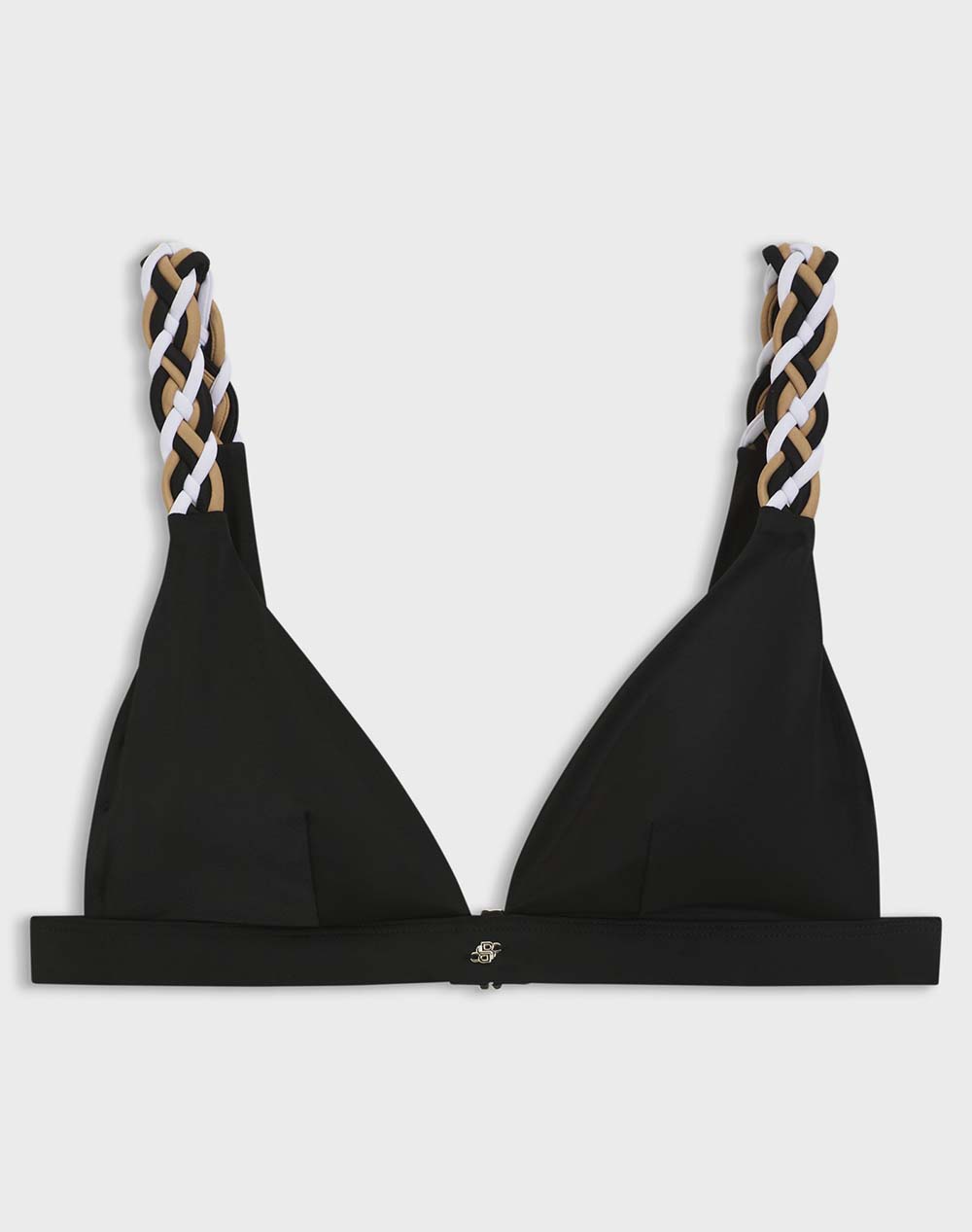 Boss Triangle_Boss Braid 10269296 01 Γυναικα Ρουχα Μαγιο Μαγιο Σουτιεν Black Με Ελαστανσυνθετικο 50561291 001