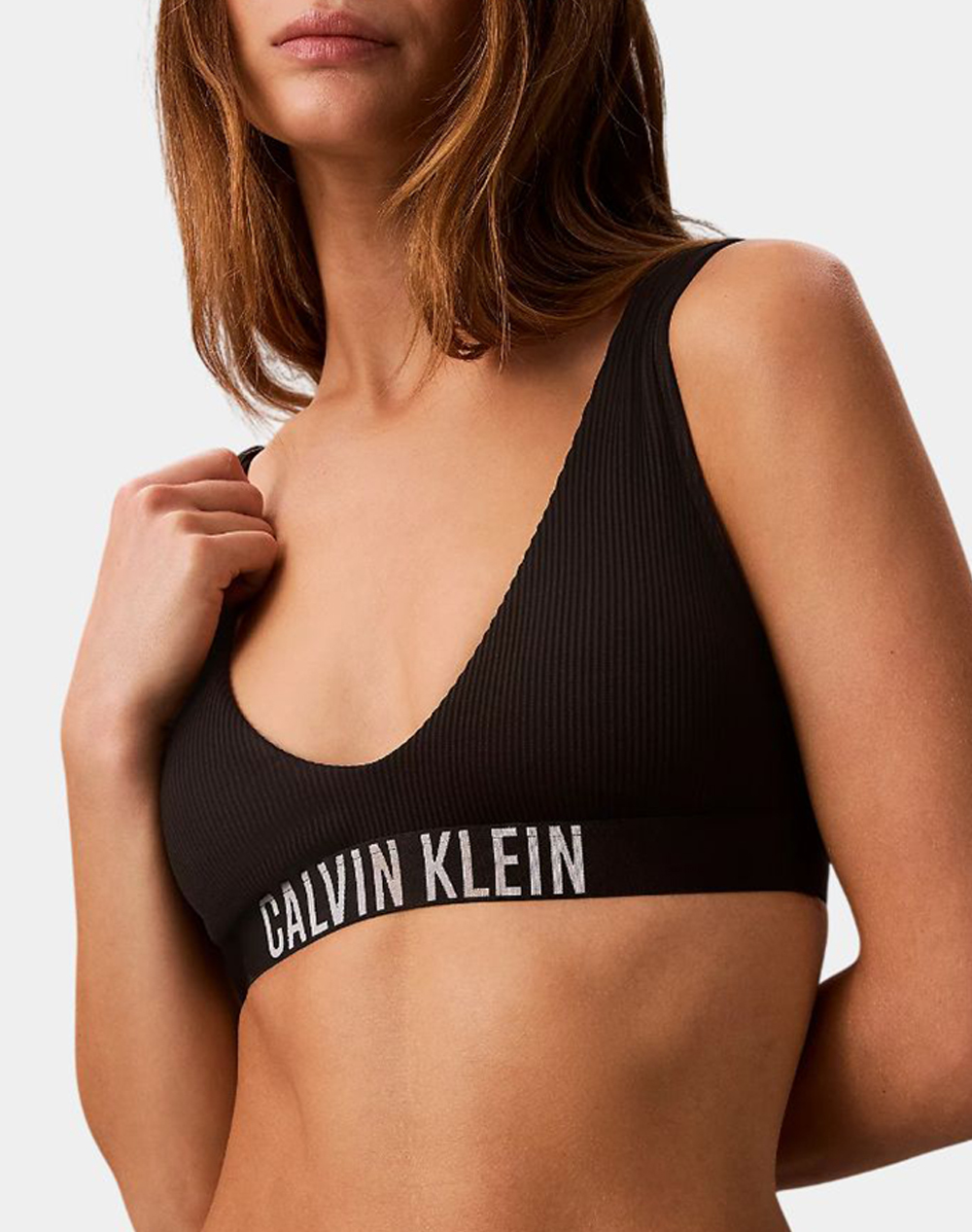 Calvin Klein Jeans Scoop Bralette Γυναικα Ρουχα Μαγιο Μαγιο Σουτιεν Black Με Ελαστανσυνθετικο Lv00Q61211 Ub1