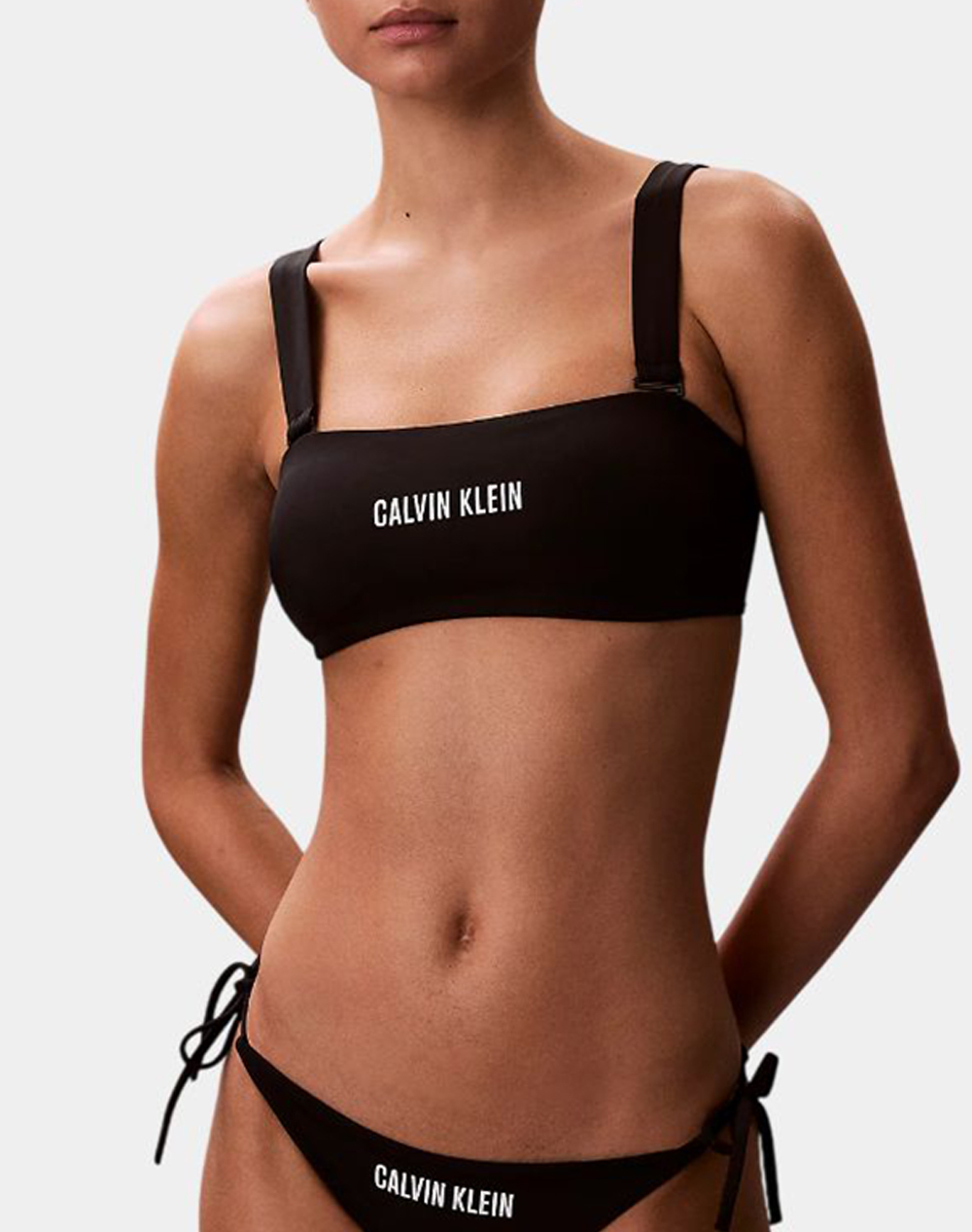Calvin Klein Jeans Bandeau W Straps Γυναικα Ρουχα Μαγιο Μαγιο Σουτιεν Black Με Ελασταν,Συνθετικο Lv00q61223 Ub1 - Koolfly