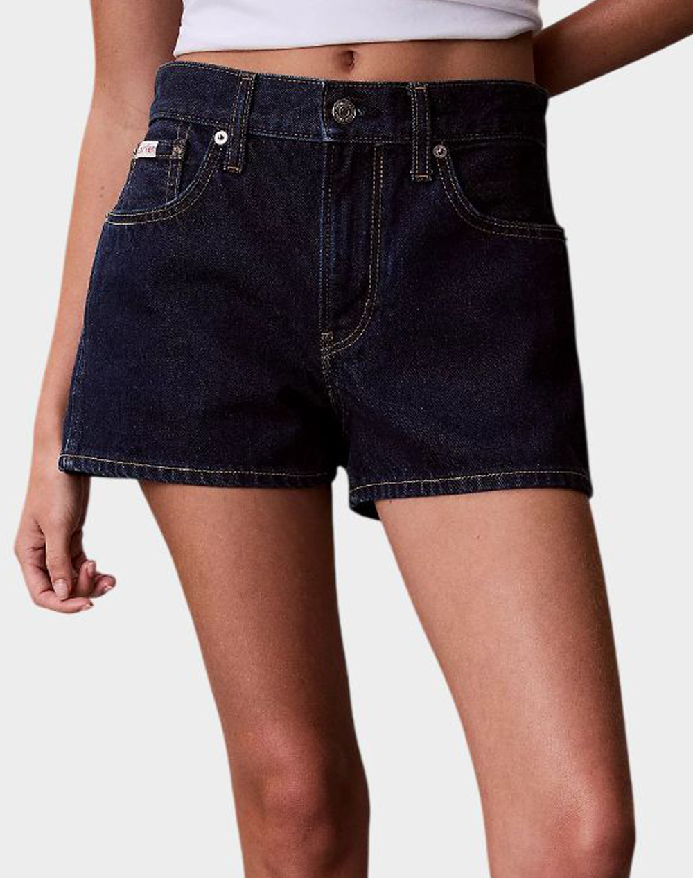 Calvin Klein Jeans Archive Mini Short True Indigo Γυναικα Ρουχα Σορτς / Βερμουδες Σορτς Denimdarkblue Βαμβακι Lv047f768g Gwi - Koolfly