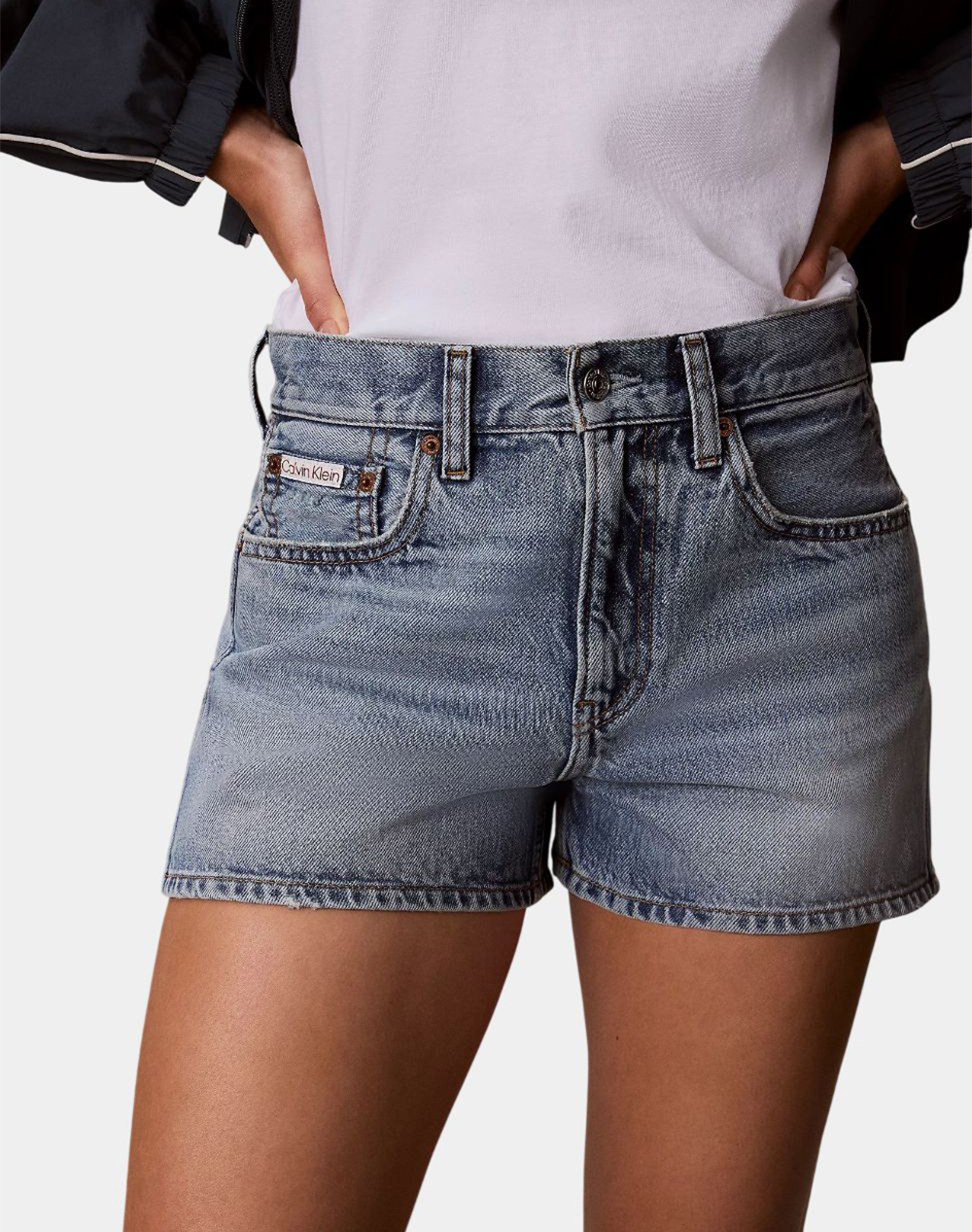 Calvin Klein Jeans Archive Mini Short Vintage Moss Γυναικα Ρουχα Σορτς / Βερμουδες Σορτς Denimblue Βαμβακι Lv047f770g 21E - Koolfly