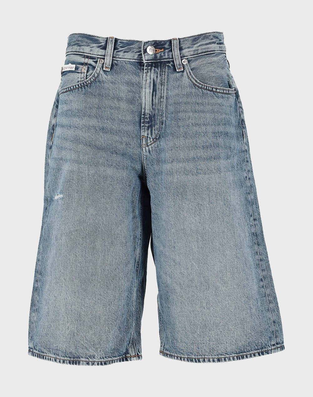 Calvin Klein Jeans Long Tencel Short Jackson Blue Γυναικα Ρουχα Σορτς / Βερμουδες Βερμουδες Denimblue Βαμβακισυνθετικο Lv047F771G Sln