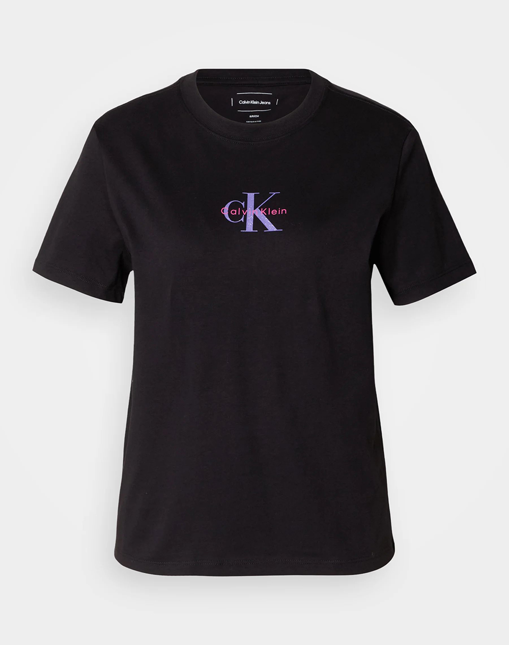 Calvin Klein Jeans Ss 20S Classic Logo Tee Γυναικα Ρουχα Μπλουζες Τ Shirt Black Βαμβακι Lv047C856G Ub1
